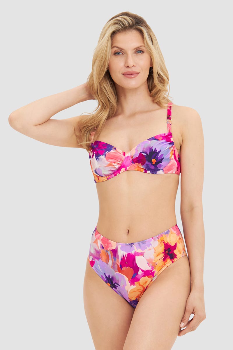Detailbild 1 von Bikini Top im Blumendruck Art-Style