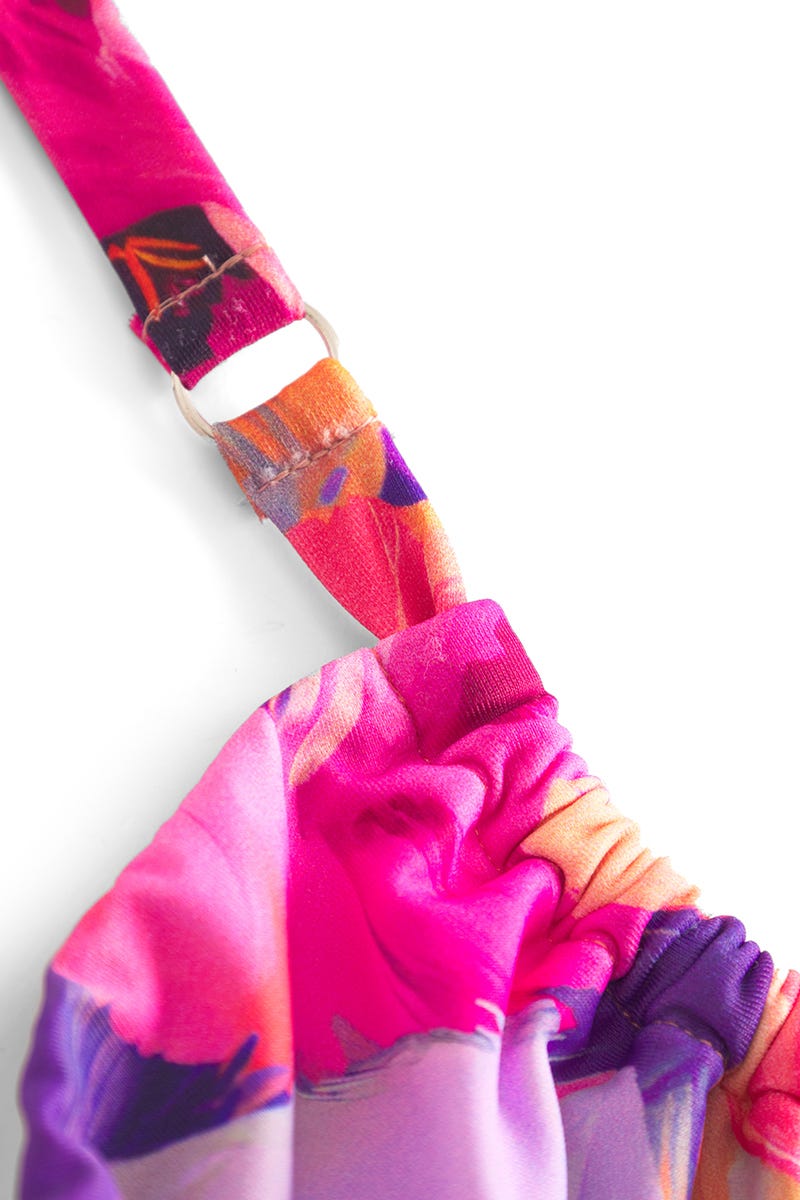 Detailbild 3 von Bikini Top im Blumendruck Art-Style