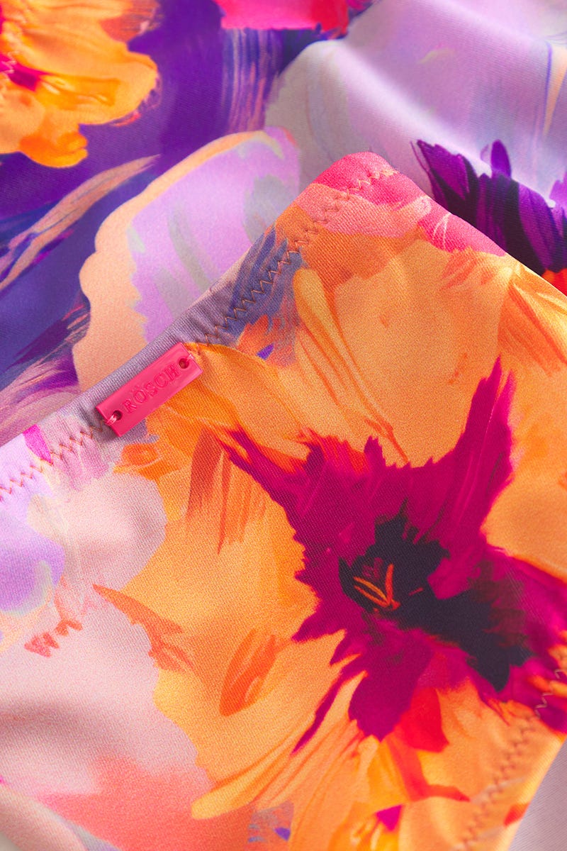 Detailbild 2 von Bikini Hose High Waist im Blumendruck Art-Style