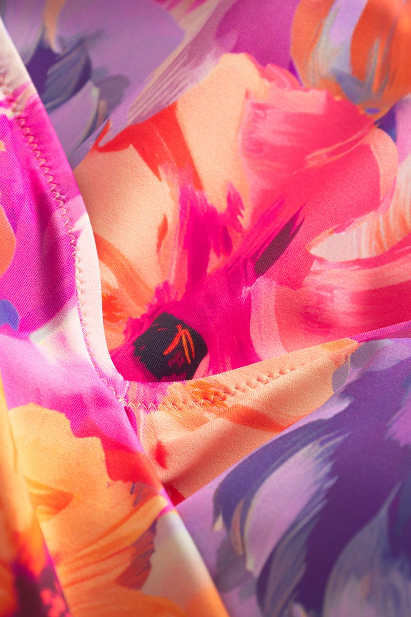 Detailbild 1 von Badeanzug im Blumendruck Art-Style