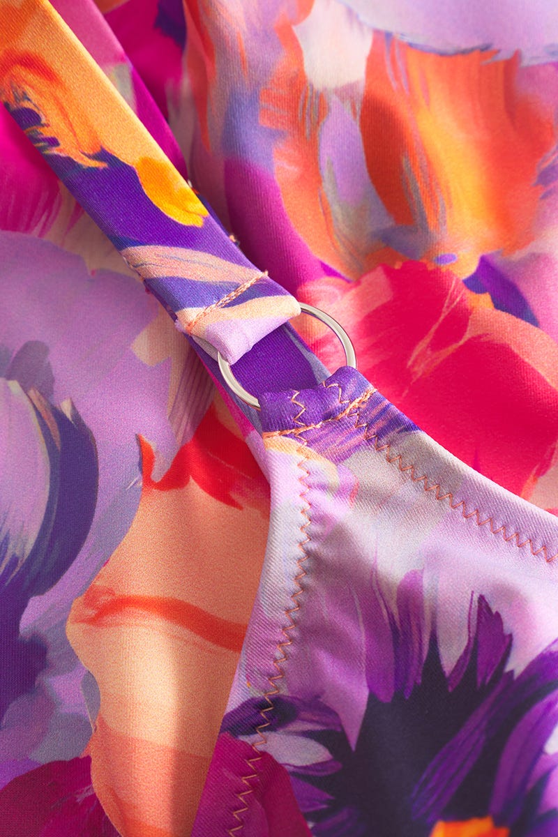 Detailbild 3 von Badeanzug im Blumendruck Art-Style