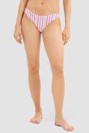 Frontalbild von Bikini Hose im sommerlichen Streifendruck
