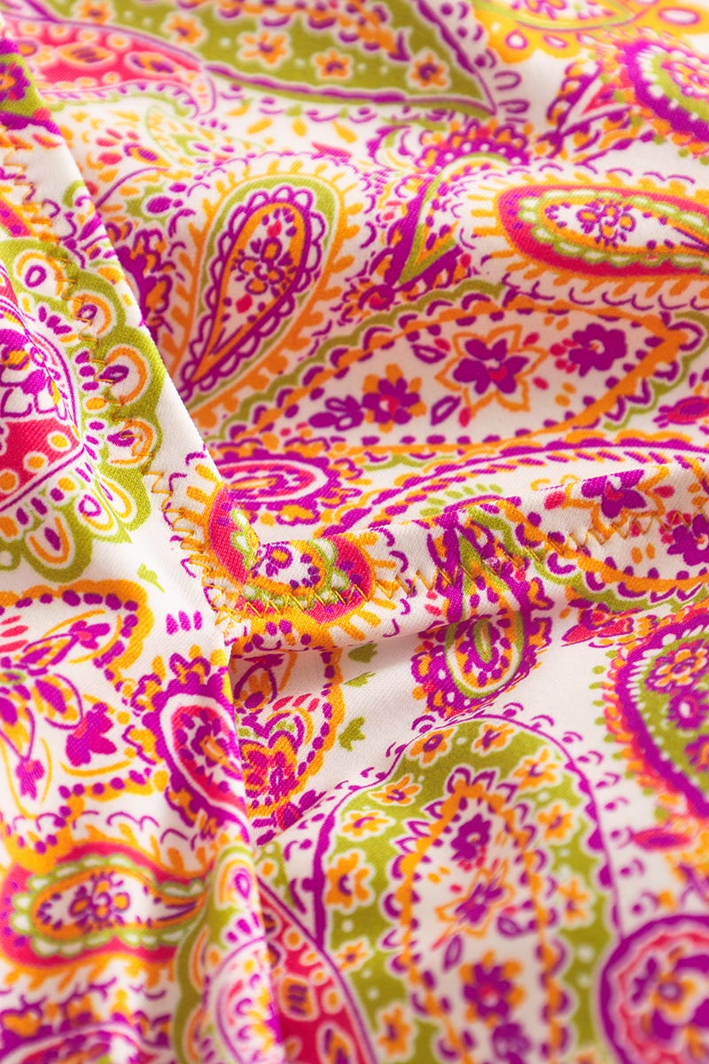 Detailbild 1 von Badeanzug im sommerlichen Paisley-Druck