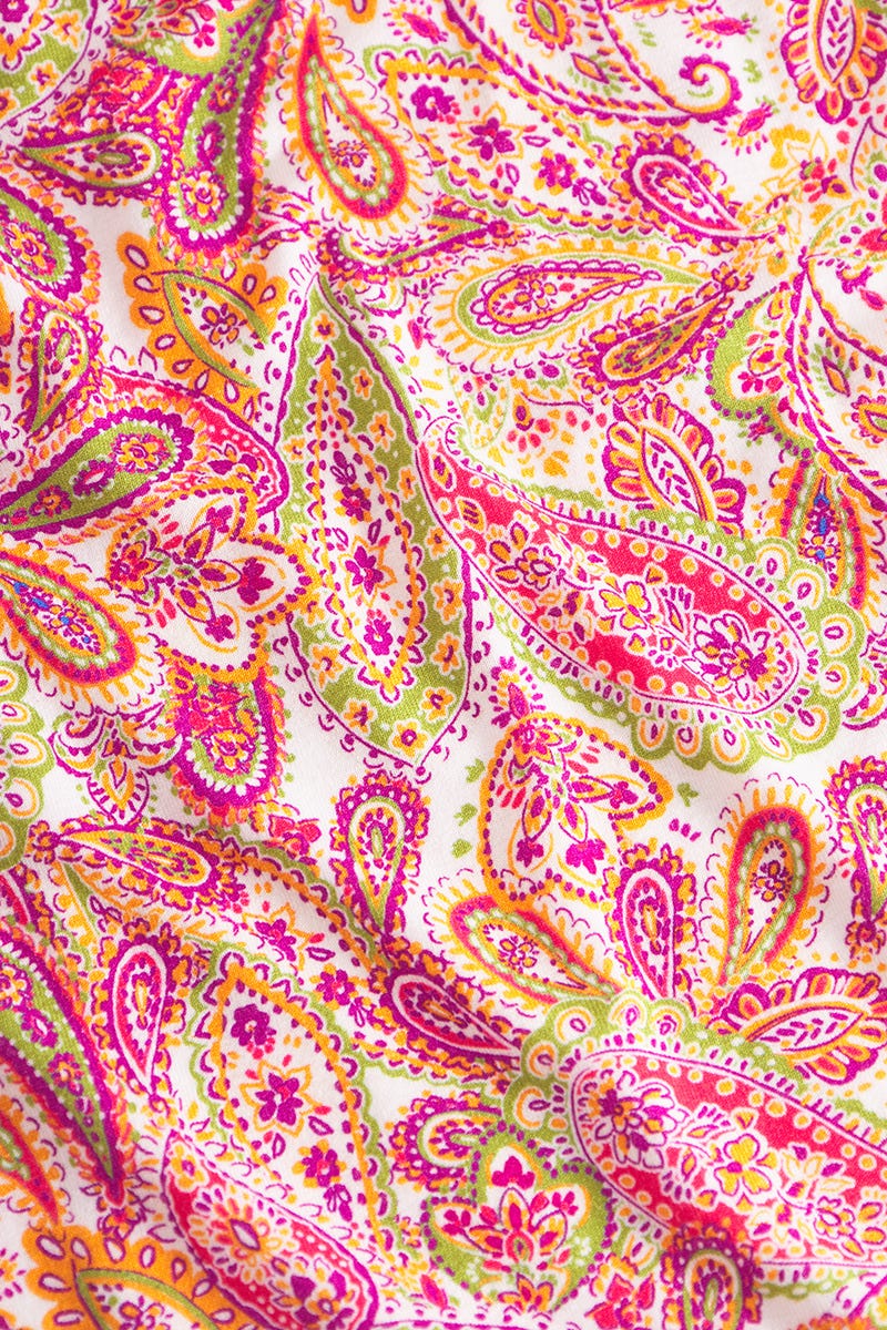 Detailbild 3 von Strandkleid Ärmellos im sommerlichen Paisley-Druck