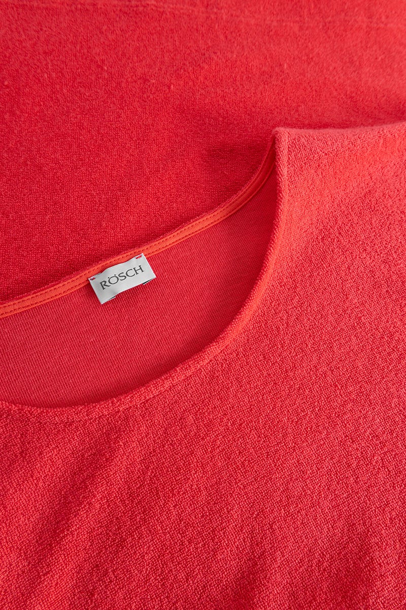 Detailbild 2 von T-Shirt aus sommerlichen Frottee in Koralle Baumwolle/Polyester