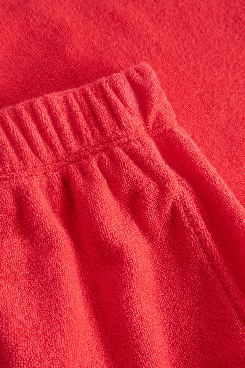 Detailbild 2 von Shorts aus sommerlichen Frottee in Koralle Baumwolle/Polyester