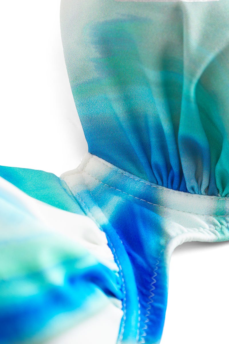 Detailbild 2 von Bikini Top im Batik-Style Meeresblau