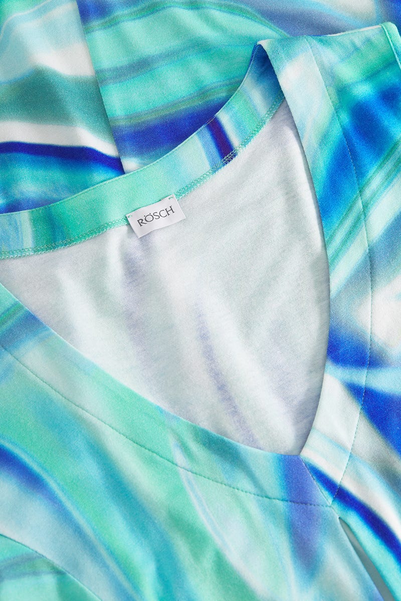 Detailbild 2 von Strandkleid Ärmellos im Batik-Style Meeresblau