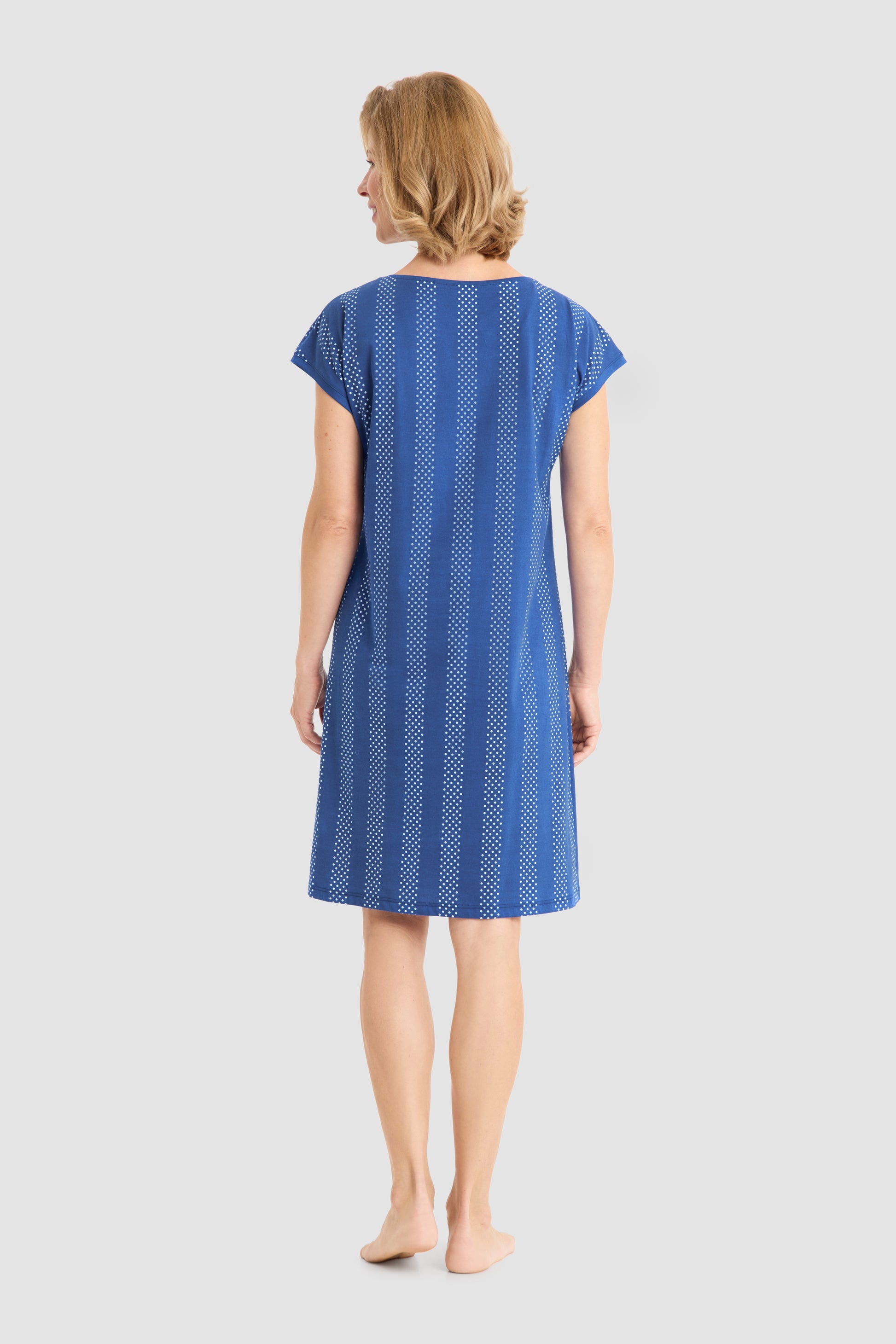 Rückansicht von Rösch Nachthemd Knielang