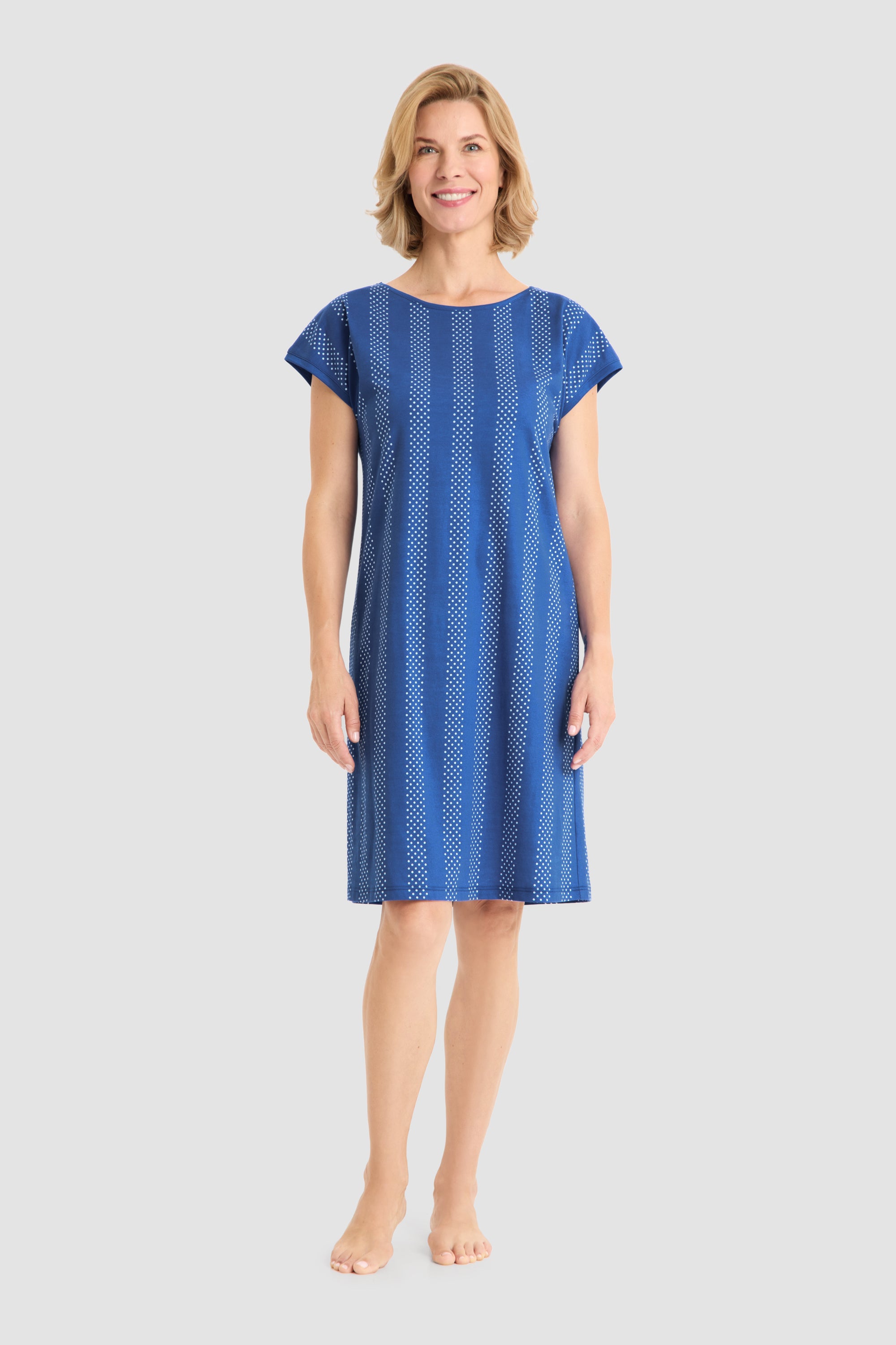 Frontalbild von Rösch Nachthemd Knielang