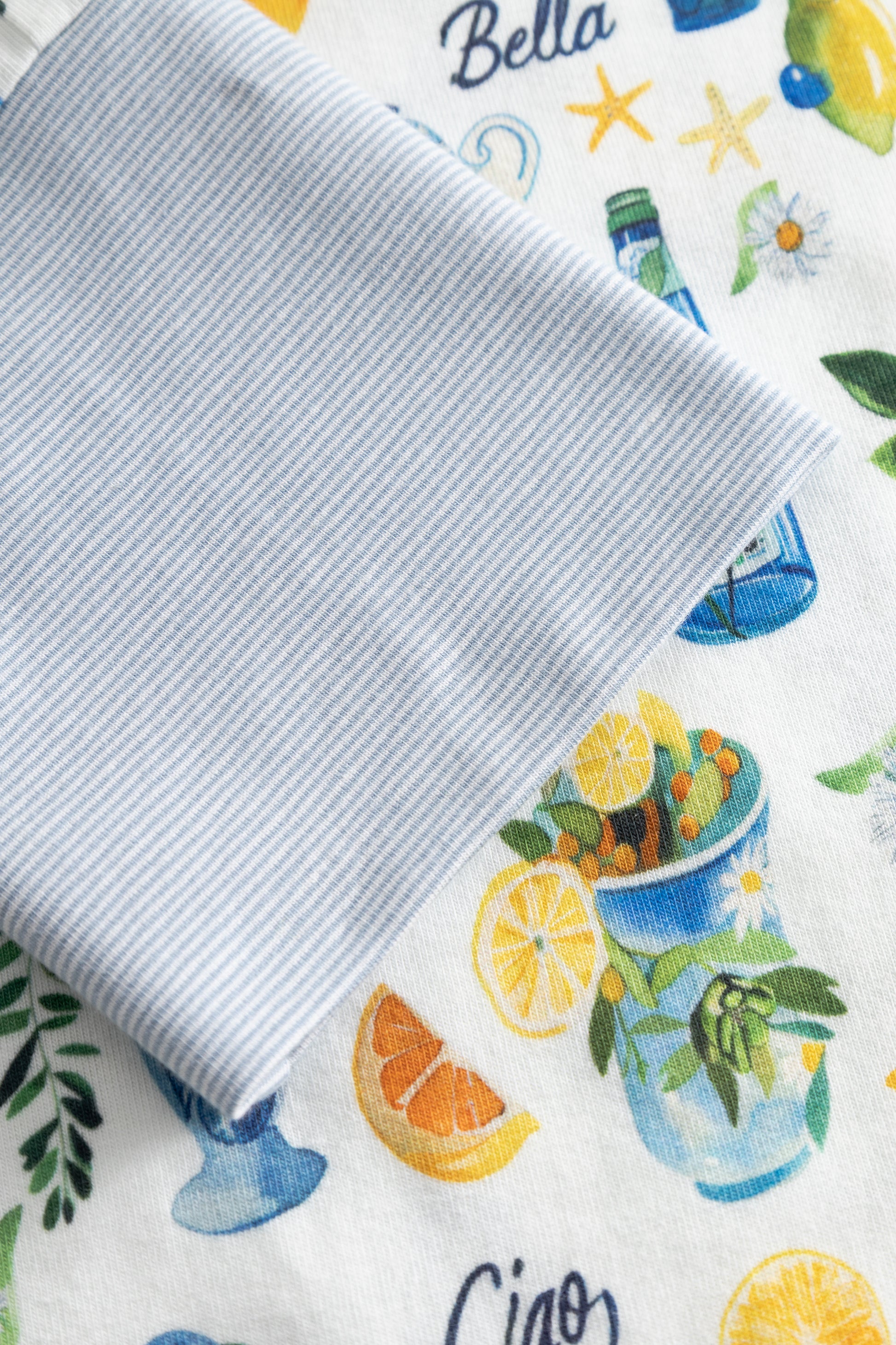 Detailbild von Rösch Pyjama Lang, Kurzarm