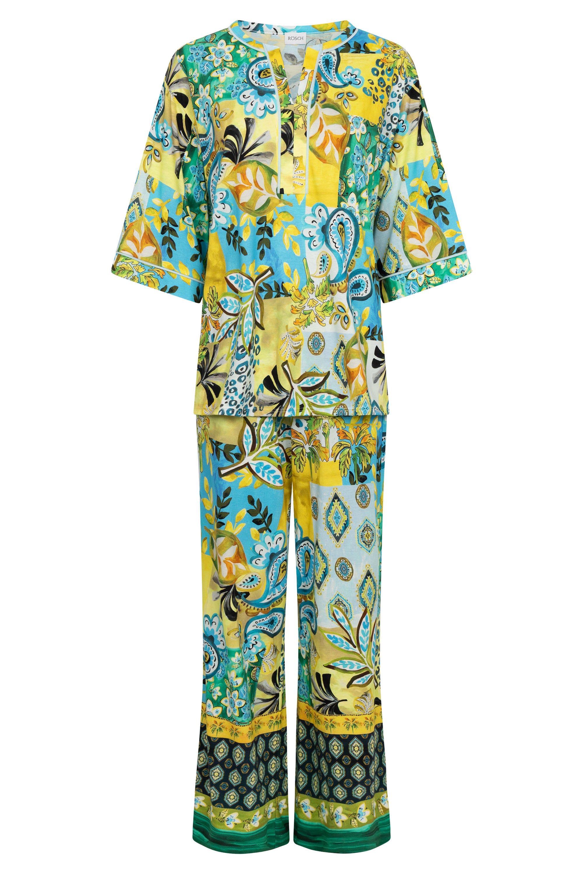 Hollow von Rösch Pyjama Lang, 3/4-Arm