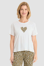 Rösch Shirt Kurzarm, Herzmotiv