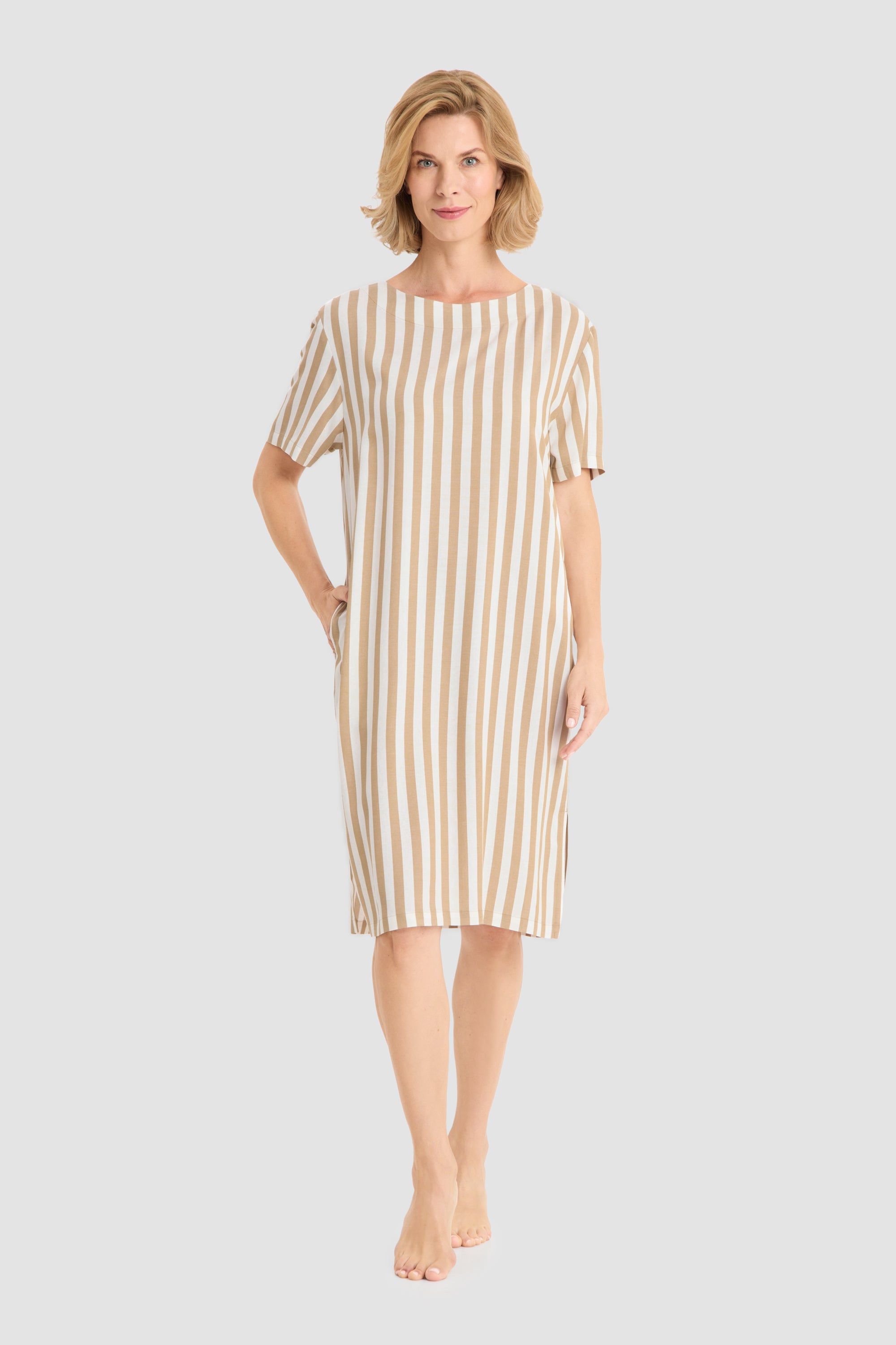 Frontalbild von Rösch Freizeitkleid Midi