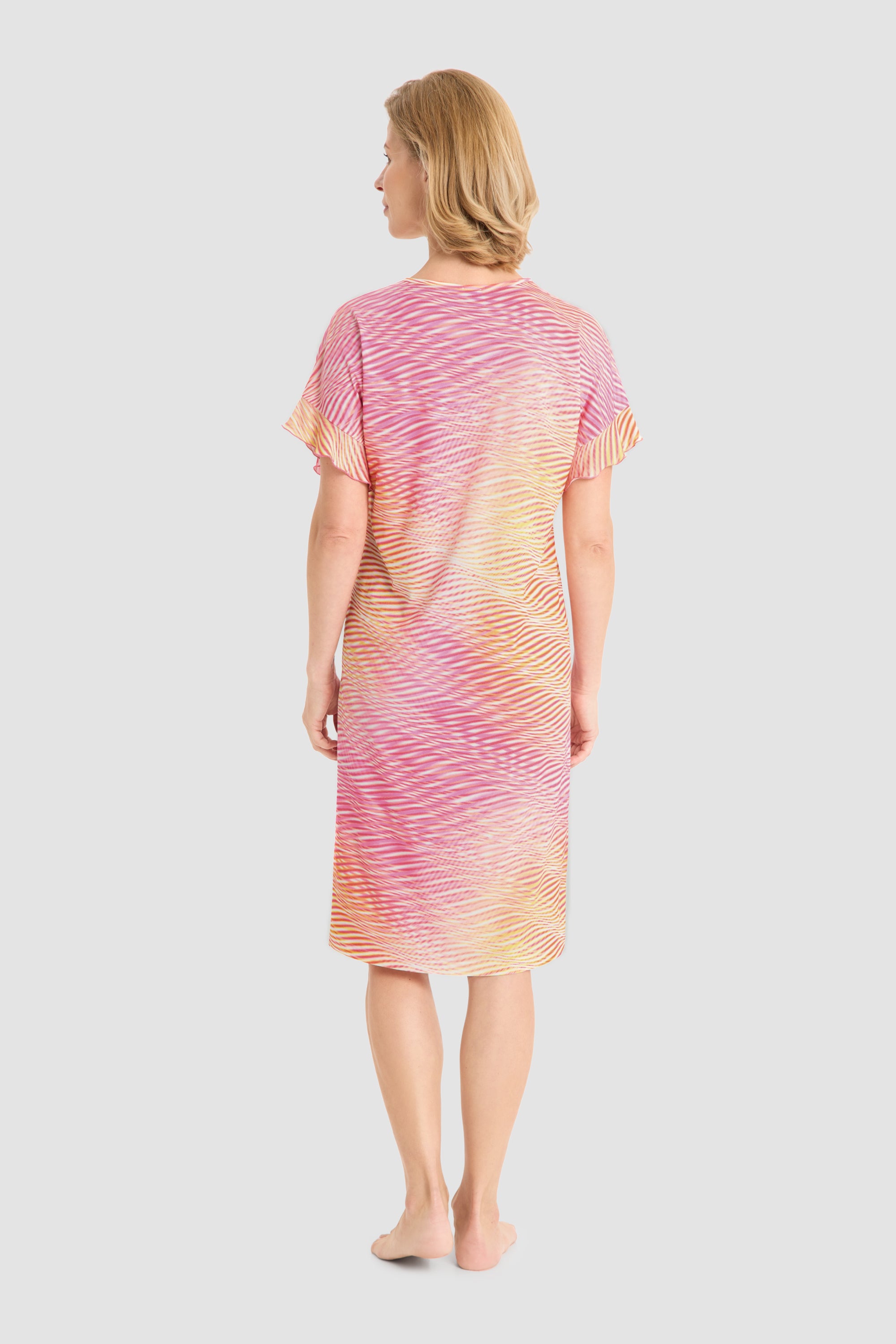 Rückansicht von Rösch Nachthemd Midi