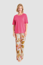 Frontalbild von Rösch Pyjama Lang, Kurzarm