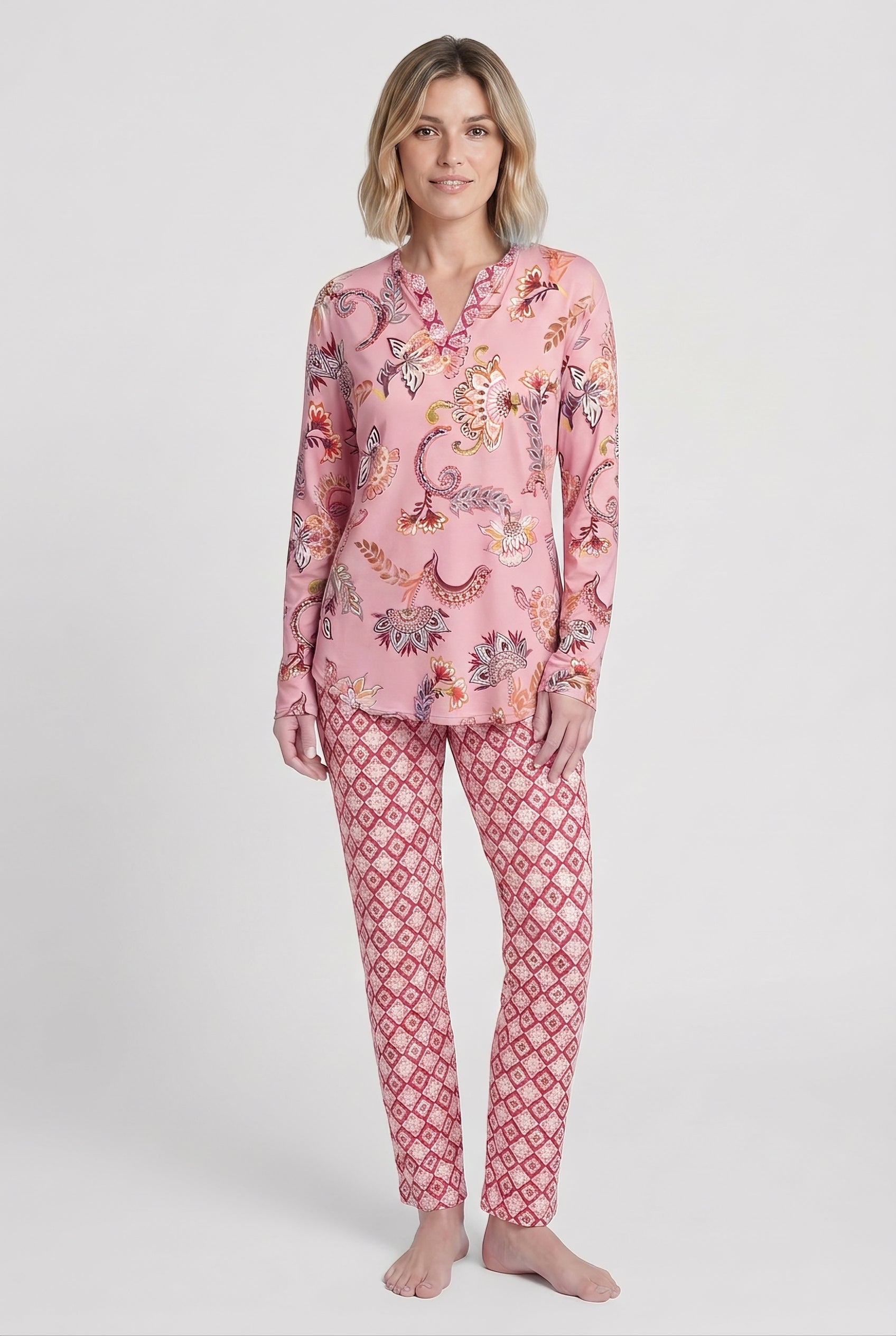 Pantalon 7/8 Rösch, motifs ornementaux