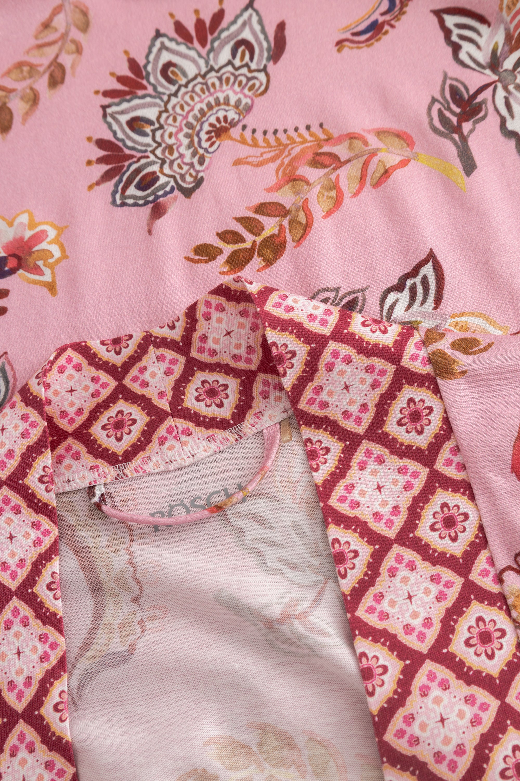 Robe de chambre Rösch, longueur midi, coupe kimono