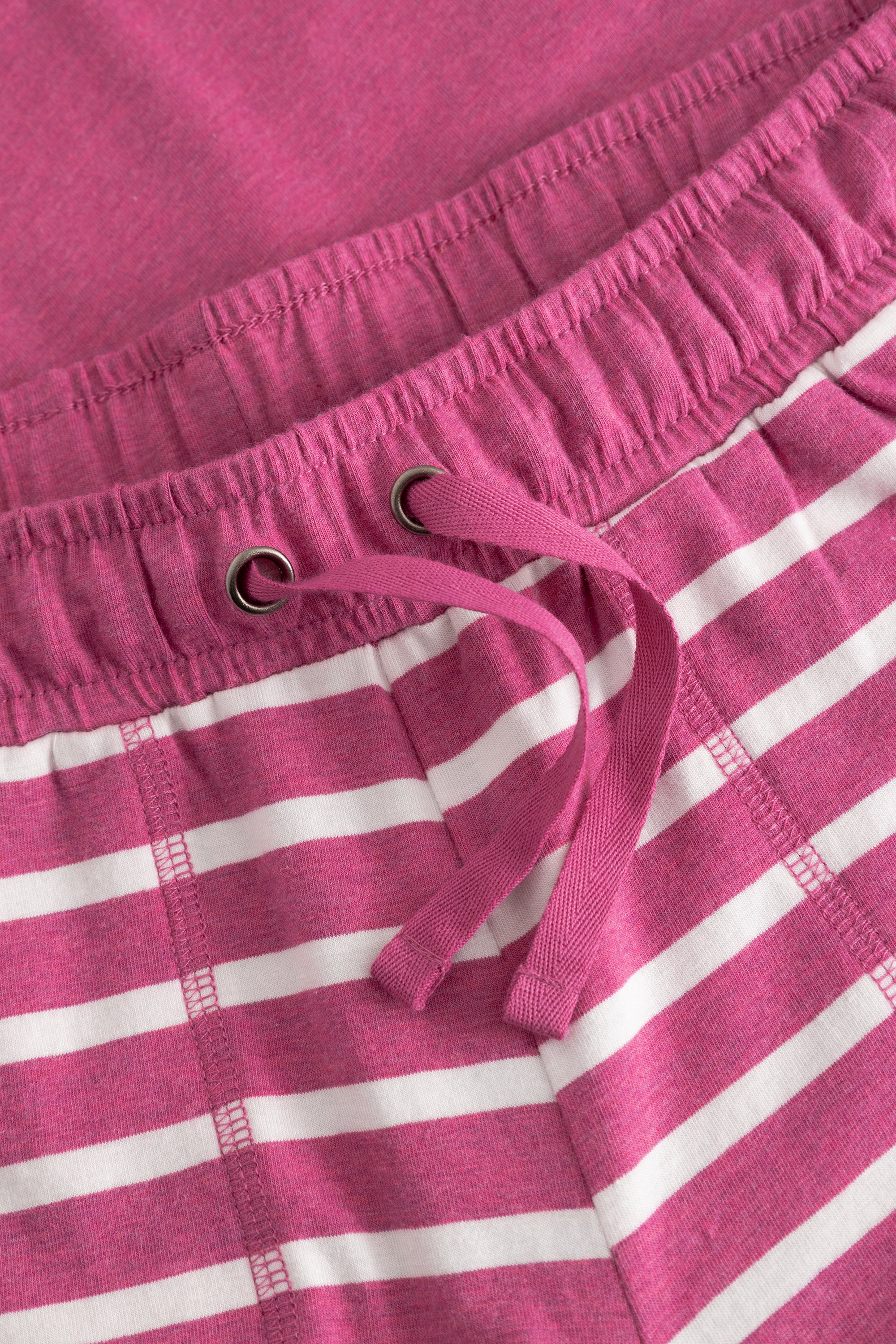 Rösch Pyjama Lang, Ringel mit Bündchen