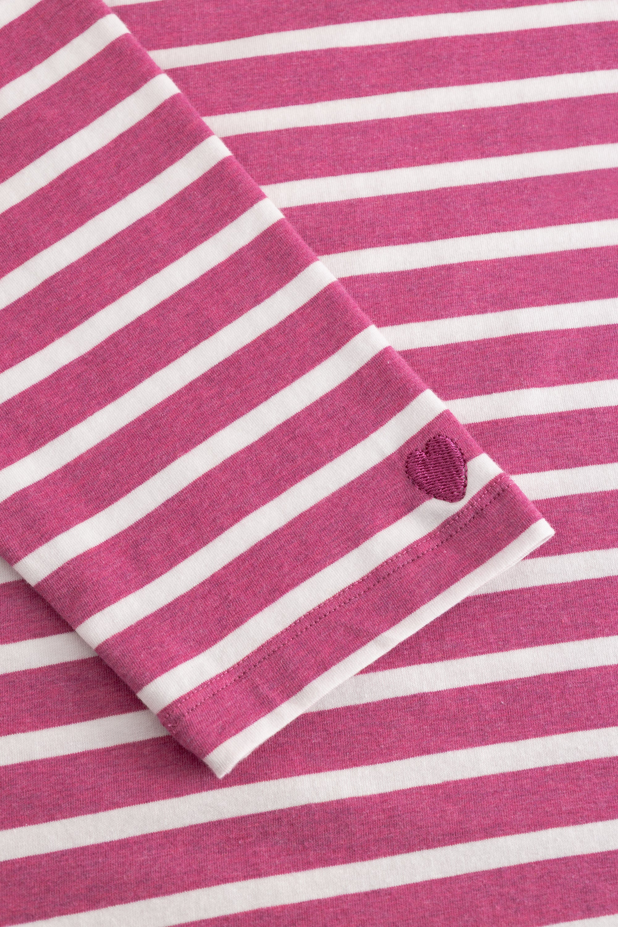 Rösch Chemise de nuit mi-longue, look rayé