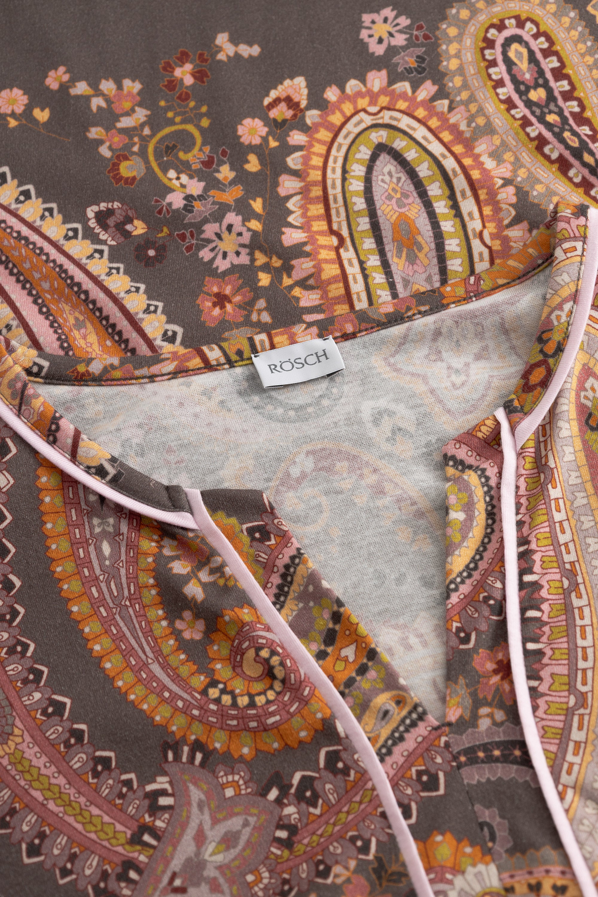 Rösch Chemise de nuit courte, imprimé cachemire