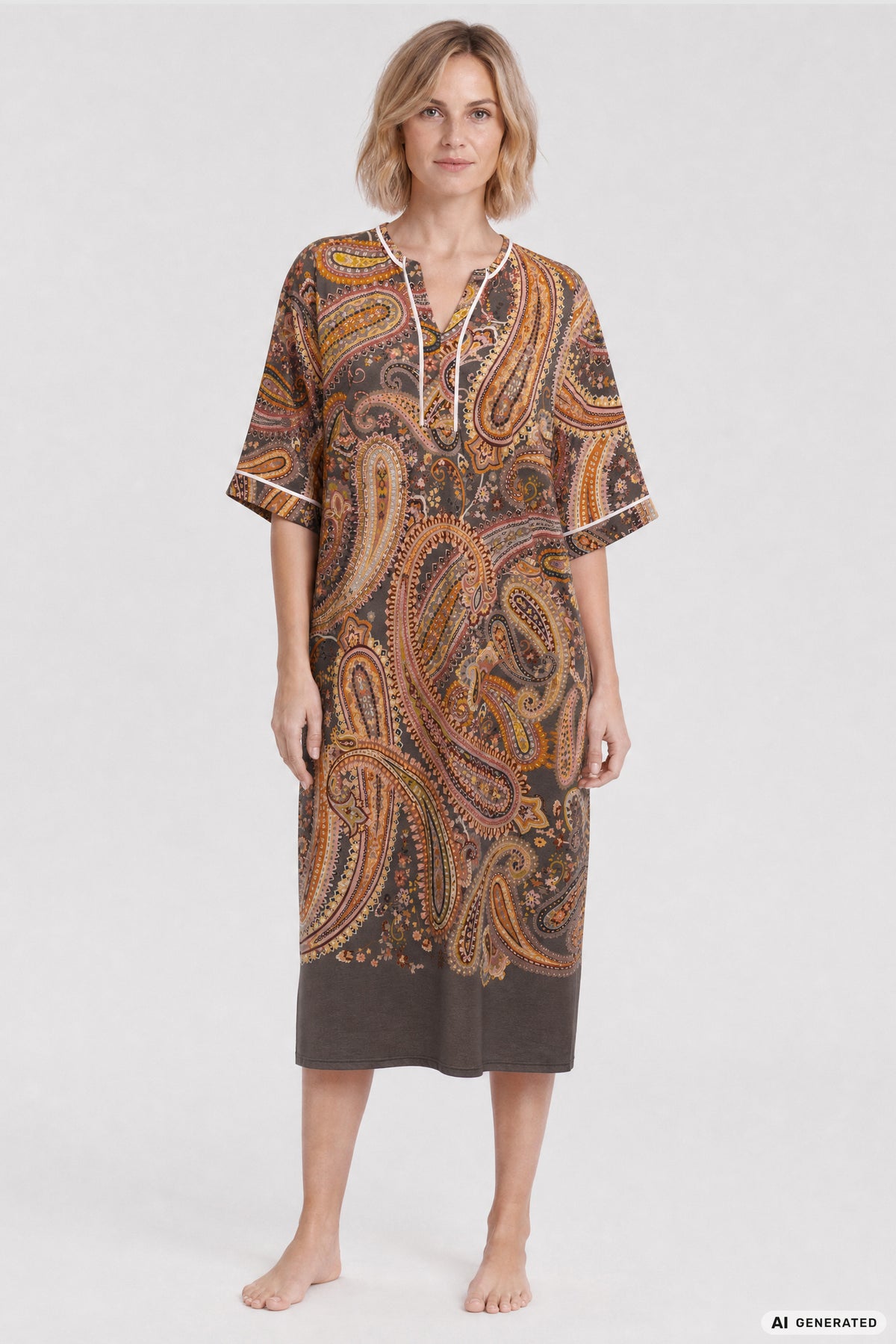 Rösch Nachthemd Maxi, Paisley