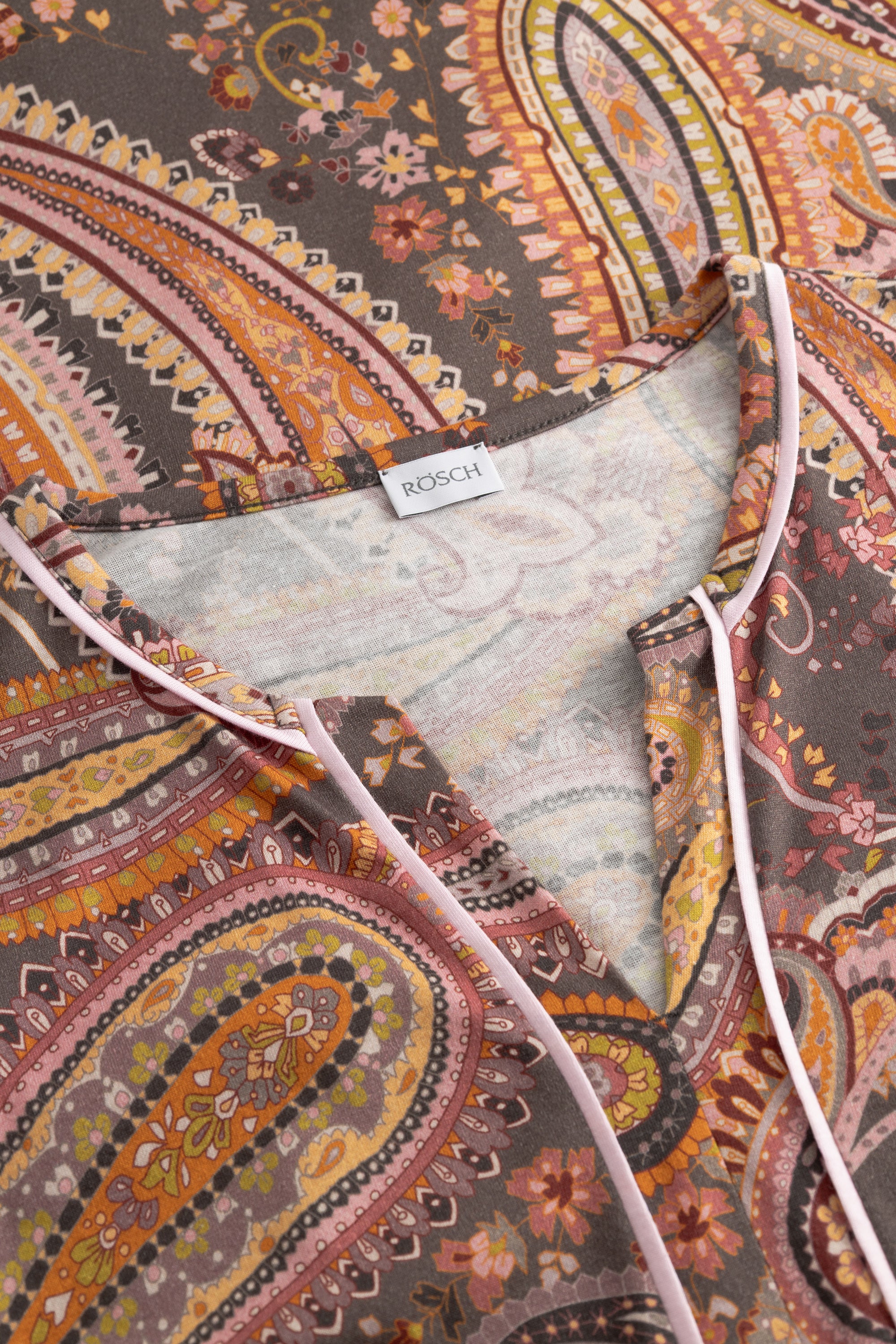 Rösch Chemise de nuit longue, motif cachemire