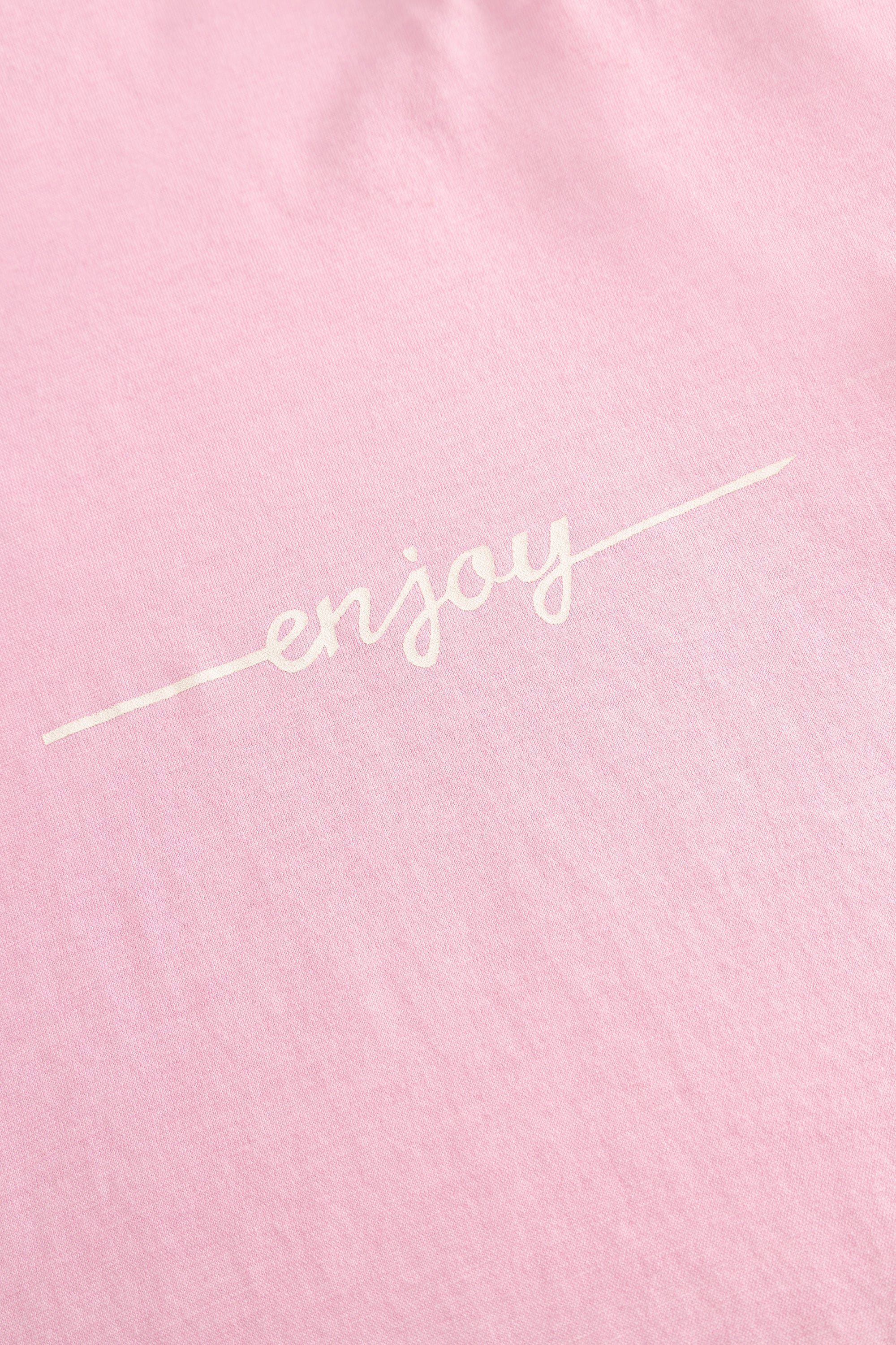 Rösch T-shirt manches longues, imprimé Enjoy rose