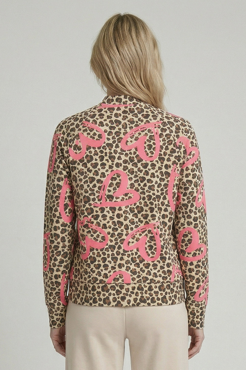 Rösch Jacke, Leo-Herz-Print