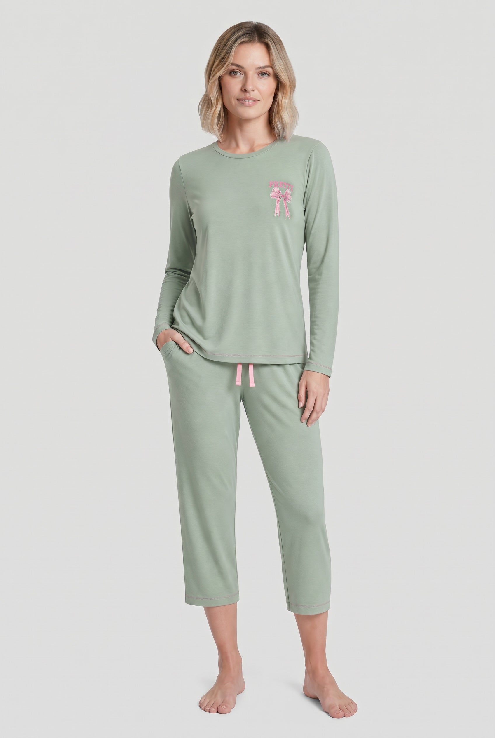 Rösch Chemise manches longues, imprimé à nœuds