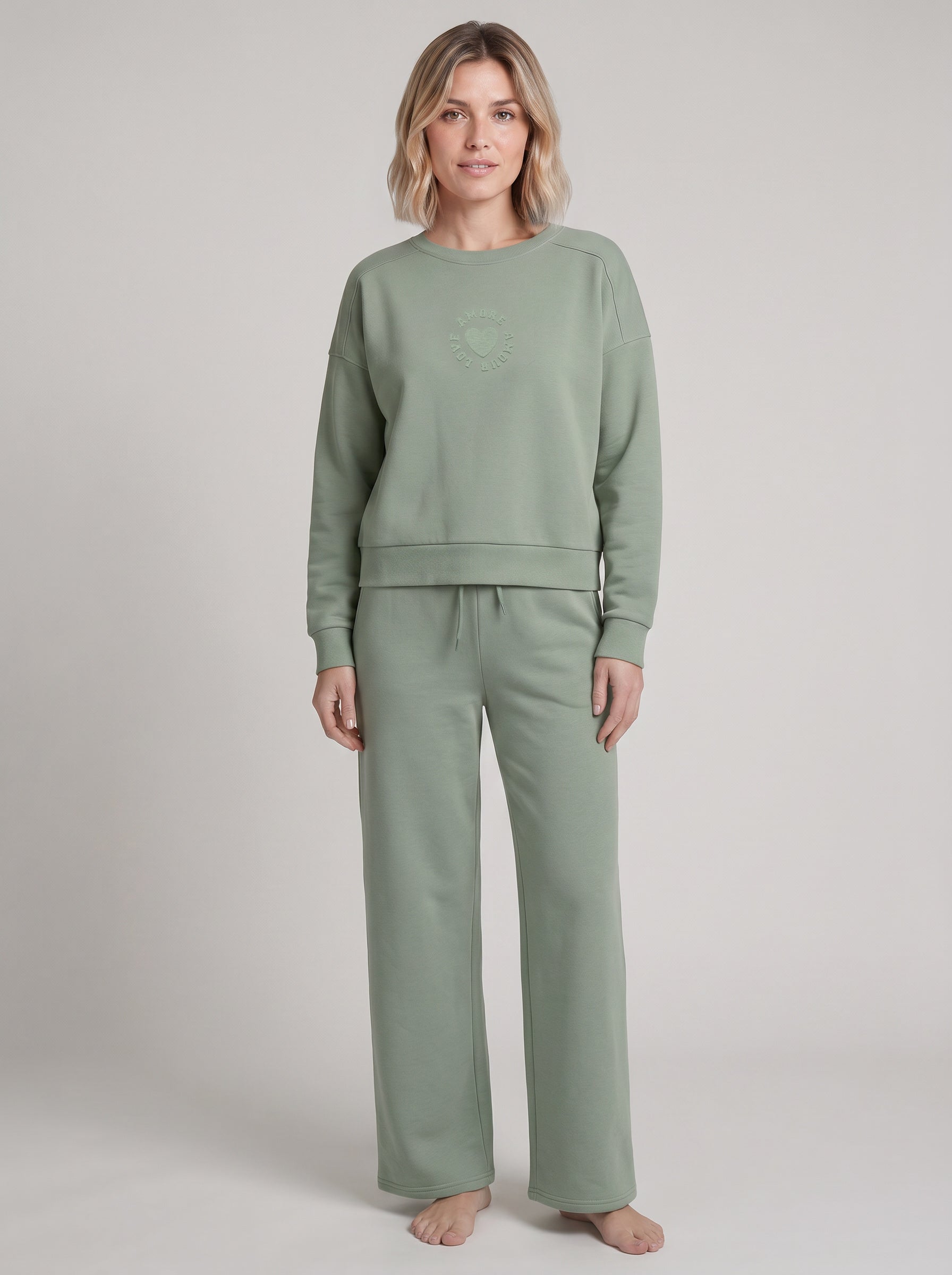 Rösch Sweatshirt manches longues, logo frontal