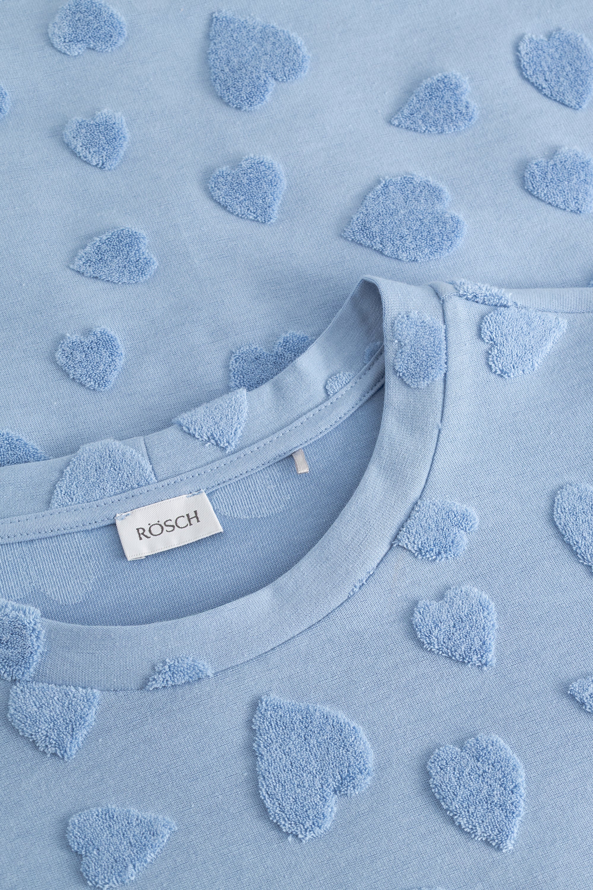 Rösch Hauskleid Knielang, Frottee-Jacquard