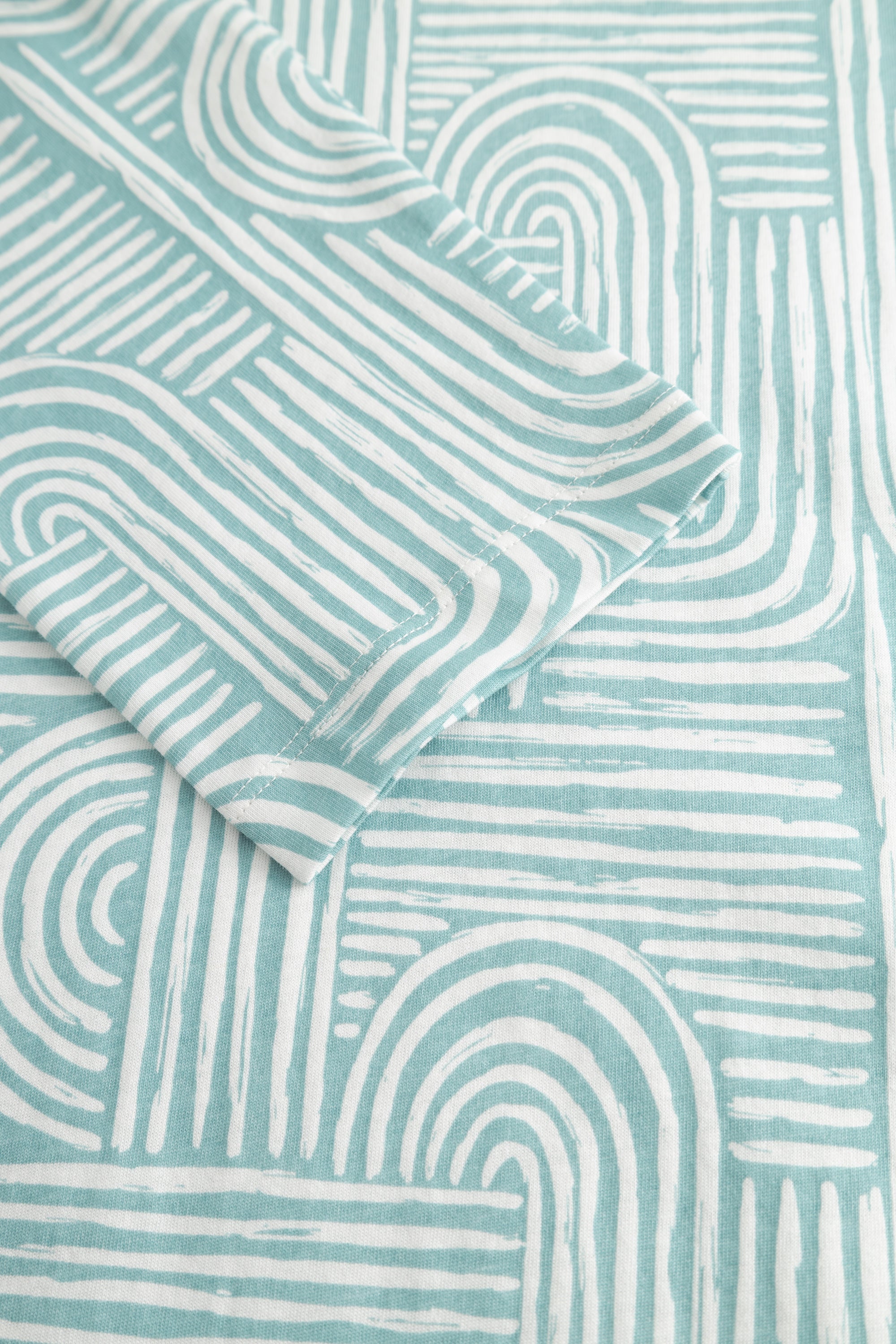 Rösch Chemise de nuit courte, imprimé graphique