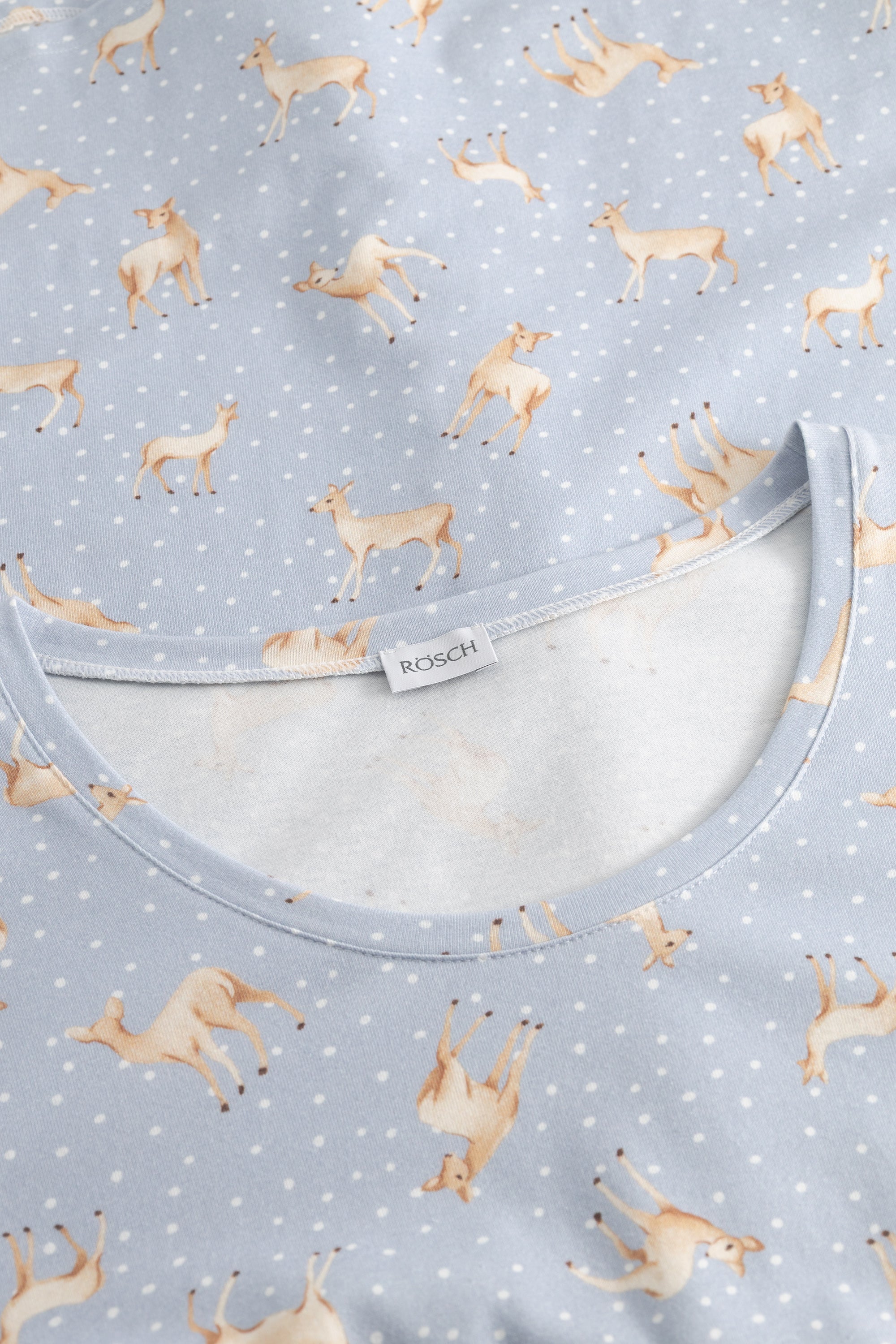 Robe de nuit Rösch longueur genou, imprimé Bambi