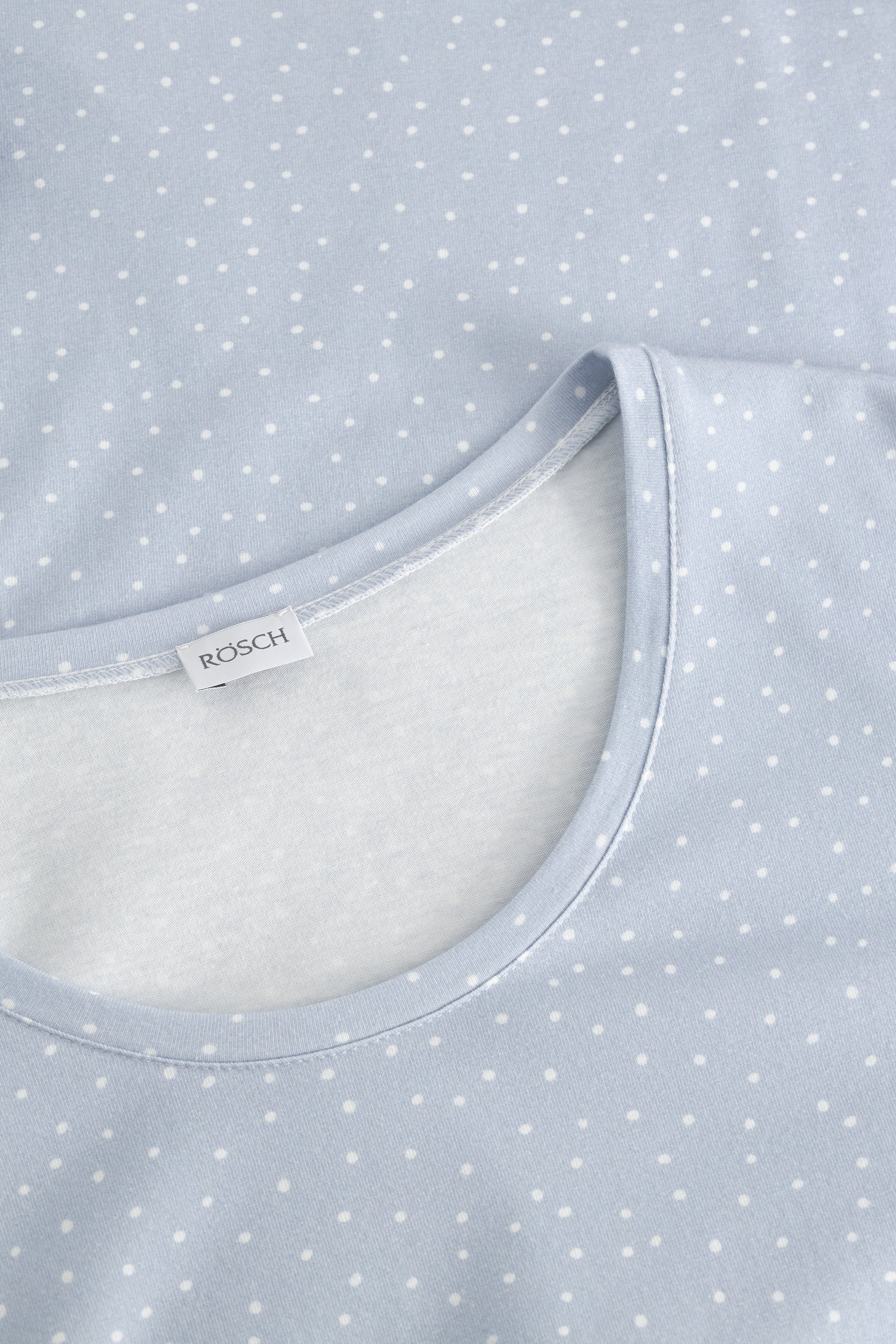Rösch Chemise de nuit mi-longue, imprimé pois