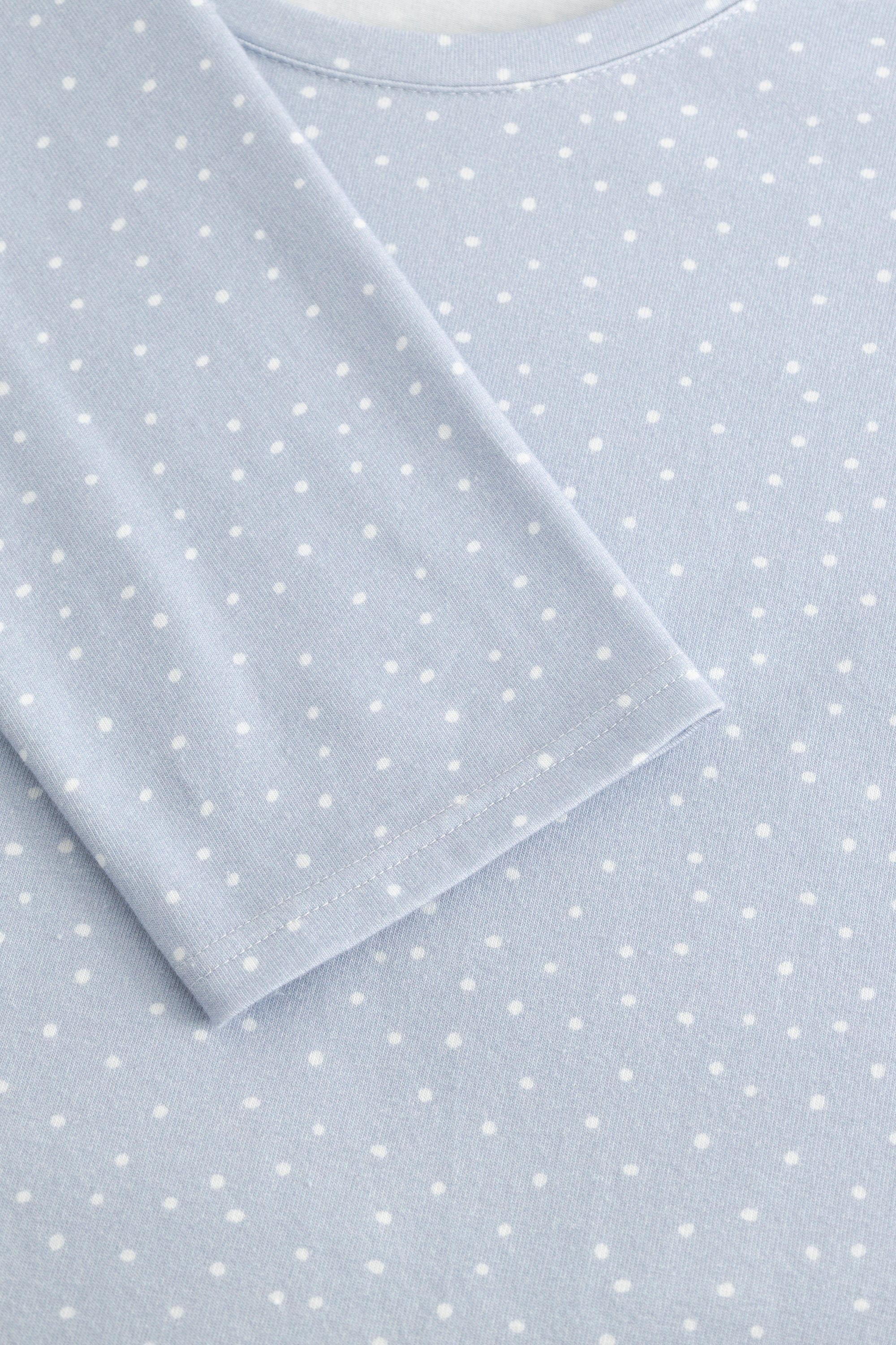 Rösch Chemise de nuit mi-longue, imprimé pois