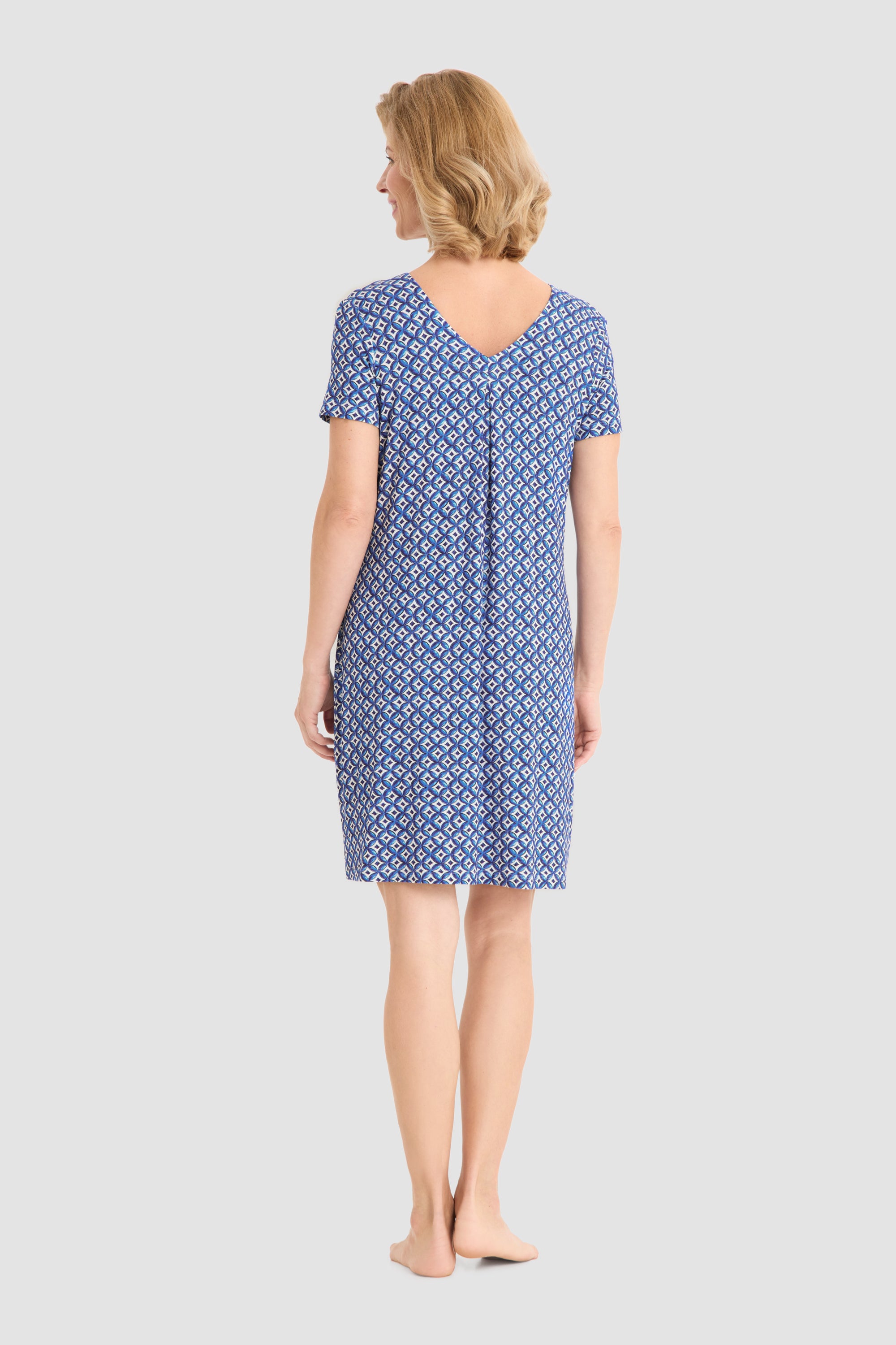 Rückansicht von Rösch Strandkleid Knielang