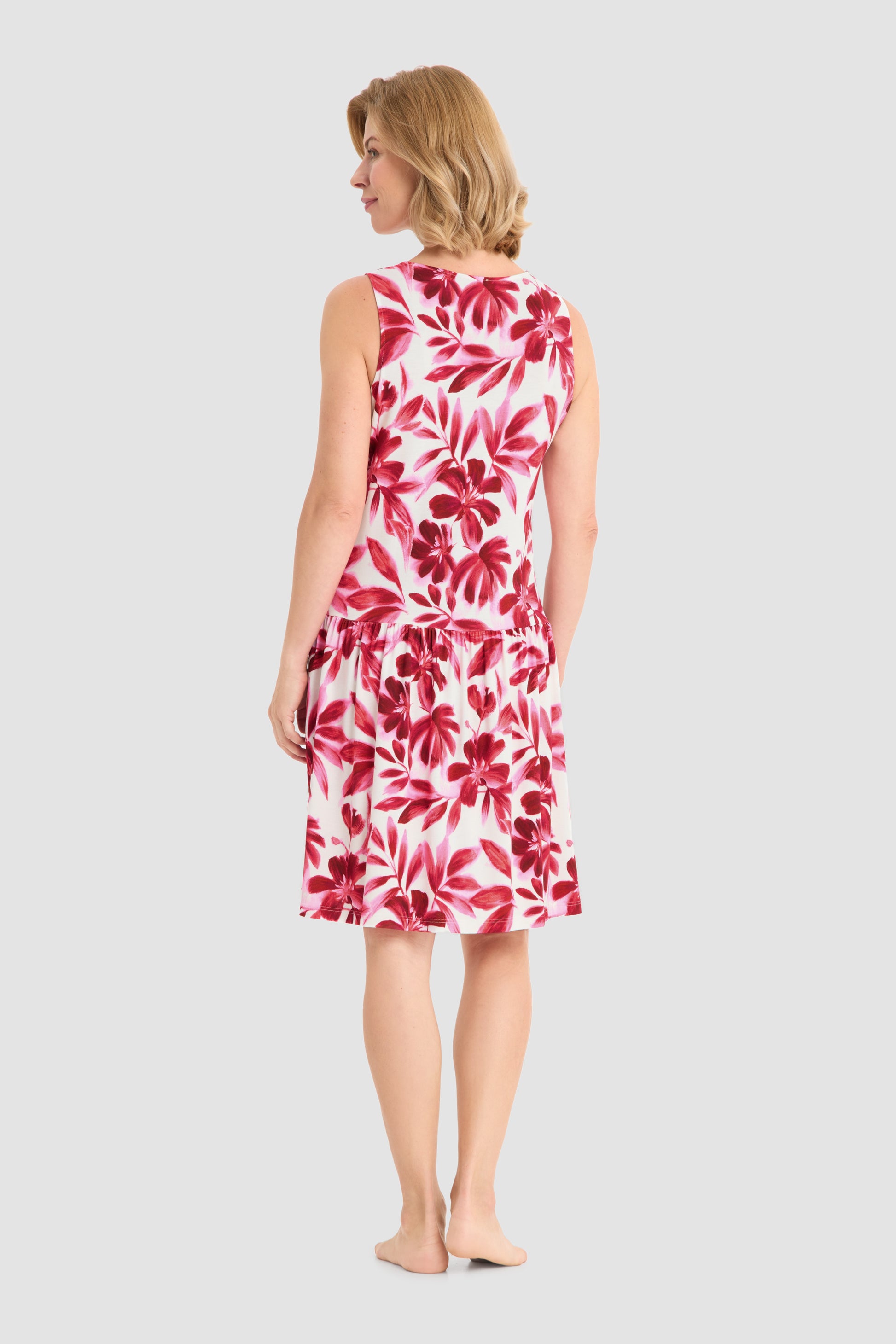 Rückansicht von Rösch Strandkleid Knielang