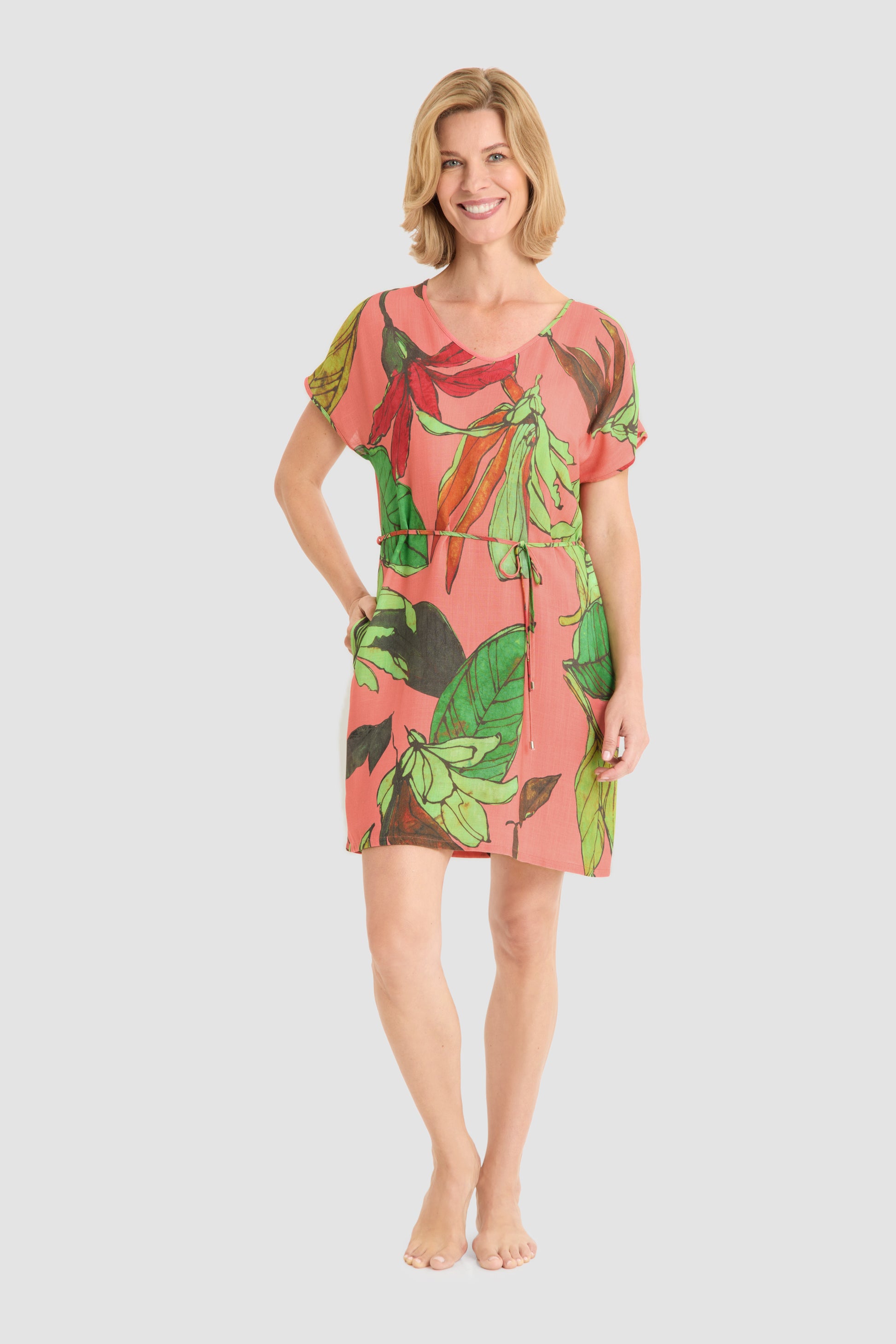 Frontalbild von Rösch Strandkleid Kurz