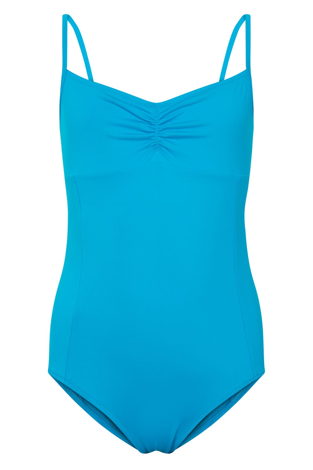 Hollowbild von Ballett Tanz-Trikot mit Raffungen für Jugendliche Polyamid/Elasthan