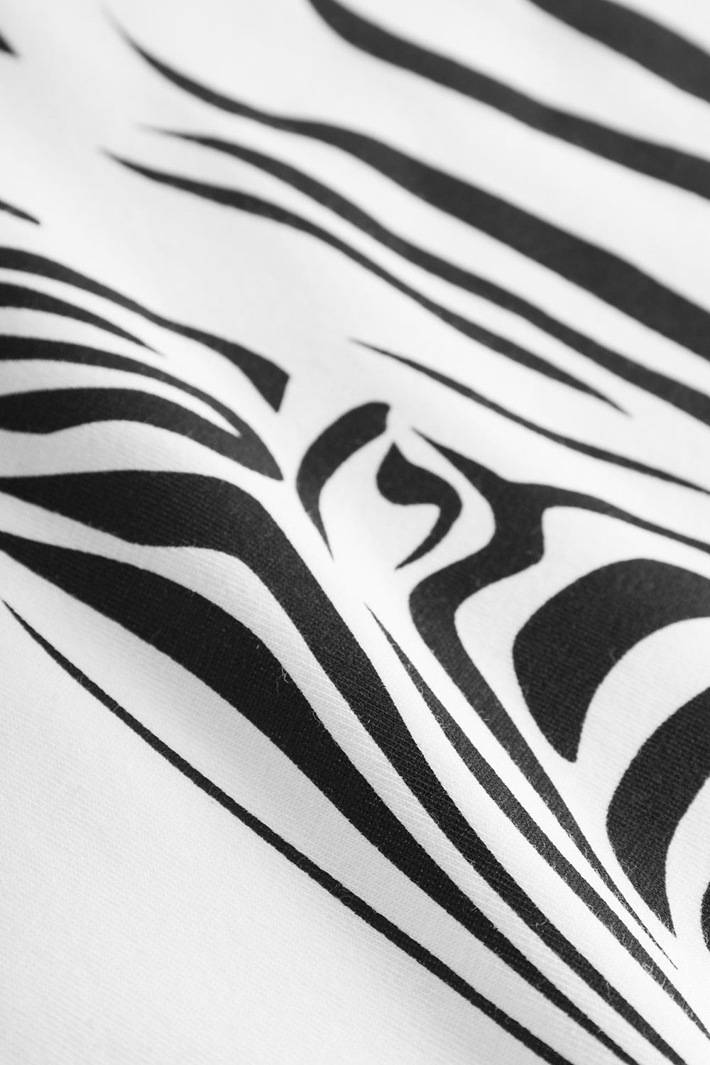 Detailbild 3 von Y.U Yoga T-Shirt mit Motivdruck Zebra Sport Mix & Match Baumwolle/Elasthan