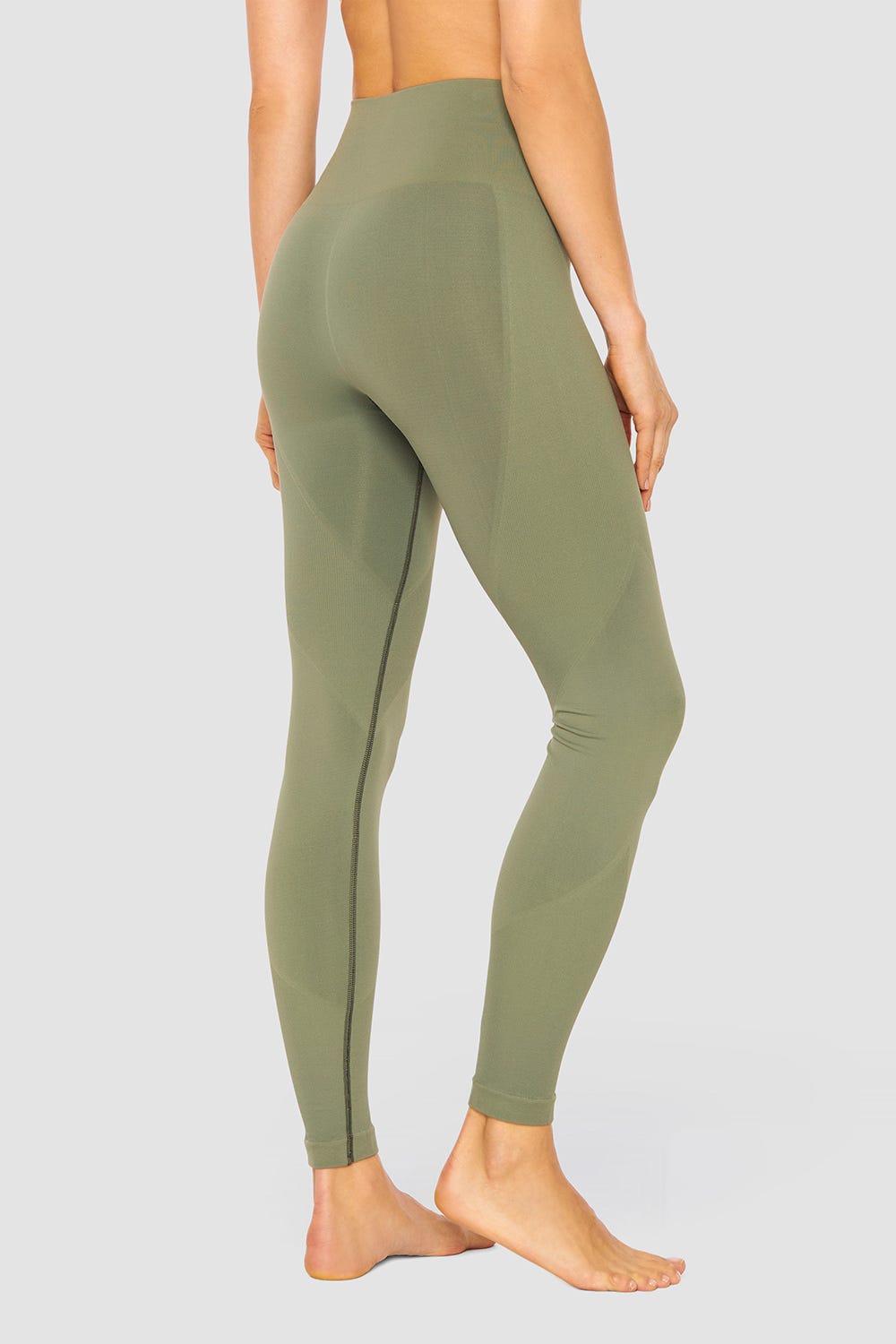 Rückansicht von Y.U Yoga Leggings Seamless Sport Mix & Match recycled Polyamid/Elasthan
