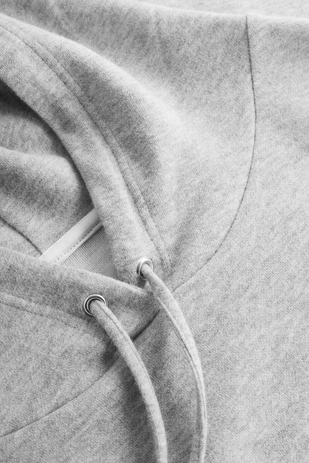 Detailbild 2 von Y.U Yoga Sweatshirt in Grau Hoodie Loungewear Mix & Match Baumwolle/recycled Polyamid