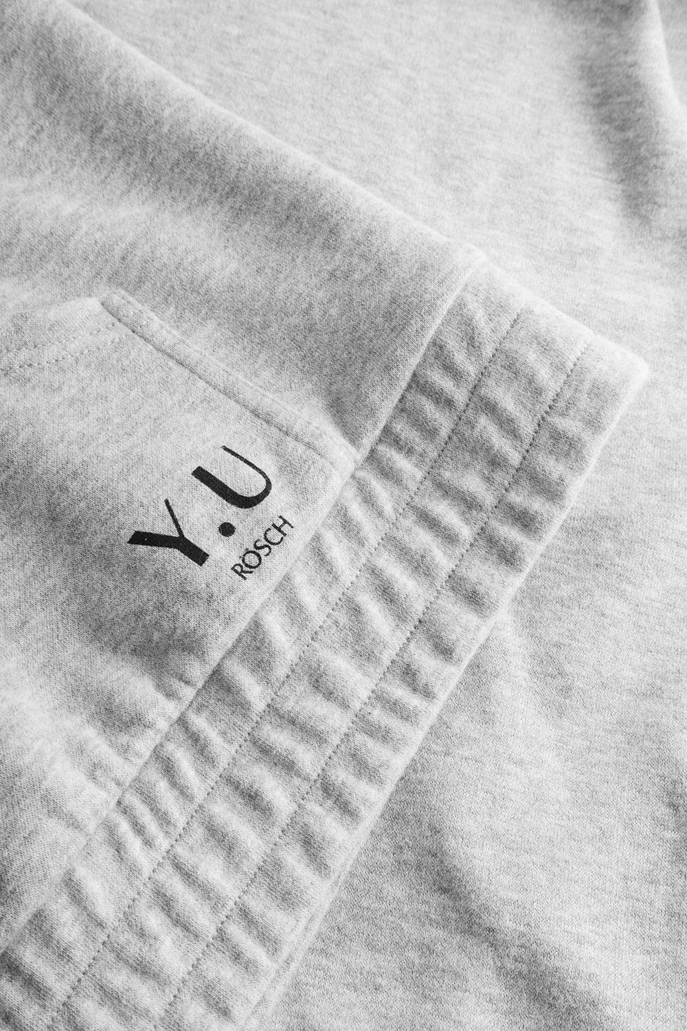 Detailbild 3 von Y.U Yoga Sweatshirt in Grau Hoodie Loungewear Mix & Match Baumwolle/recycled Polyamid