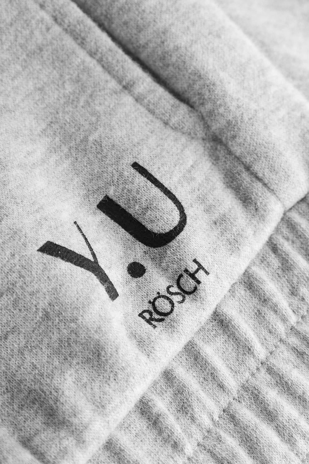 Detailbild 3 von Y.U Yoga Sweatjacke in Grau Loungewear Mix & Match Baumwolle/recycled Polyamid