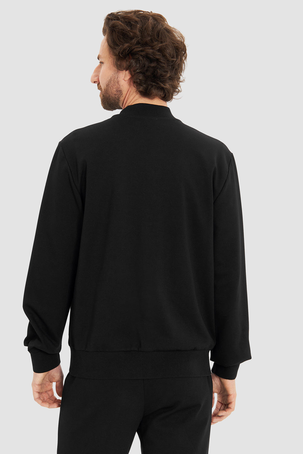 Rückansicht von Rösch Jacke im College-Stil