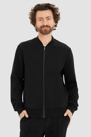 Frontalbild von Rösch Jacke im College-Stil