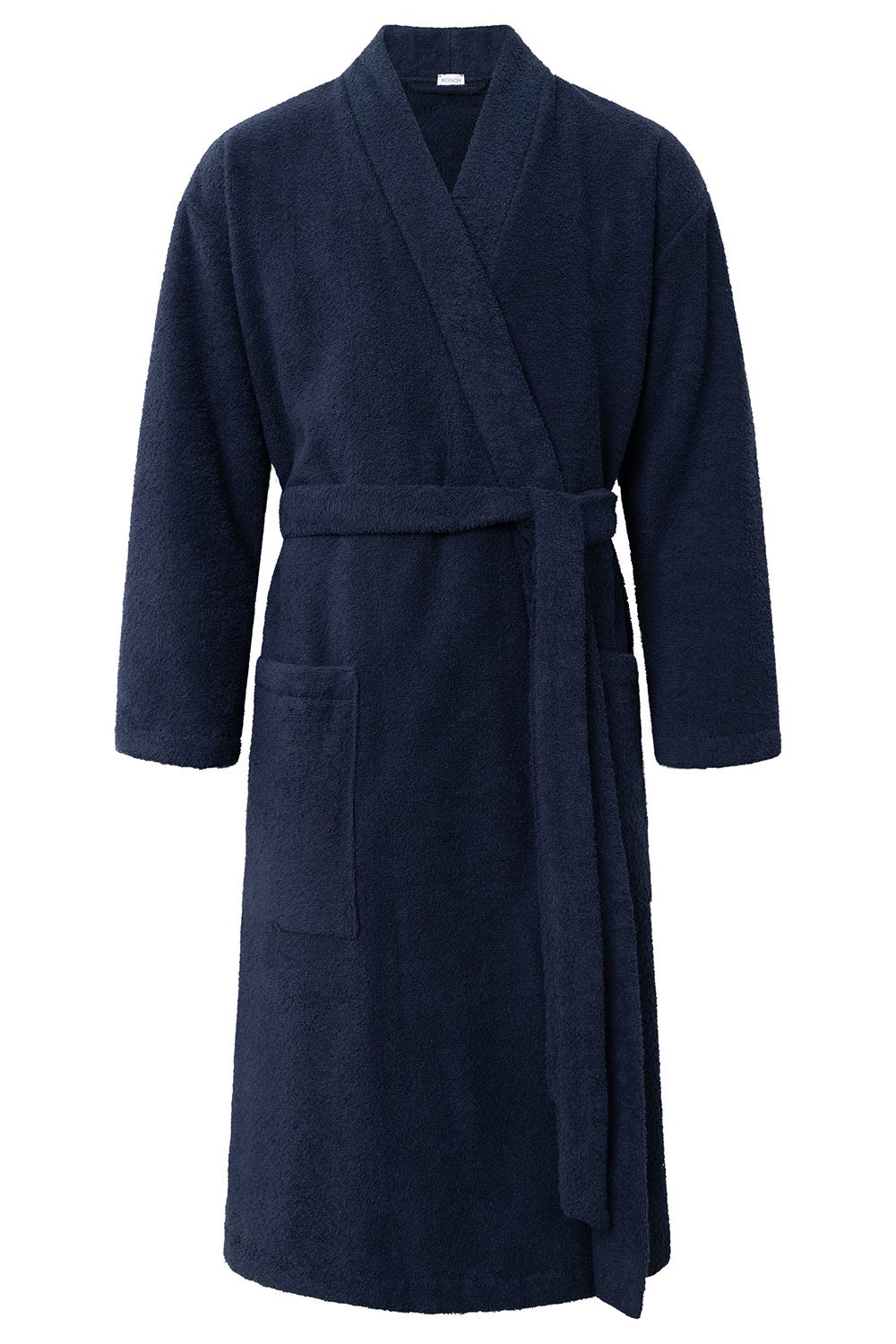 Hollowbild von Herren Bademantel aus Frottee Midi Baumwolle/Polyester