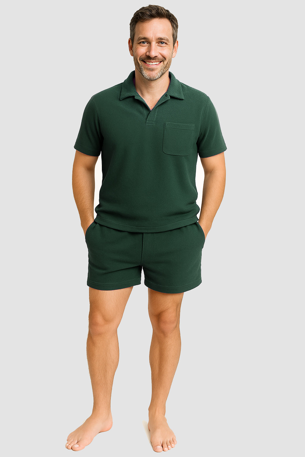 Ganzkörperbild von Rösch Hose Frottee