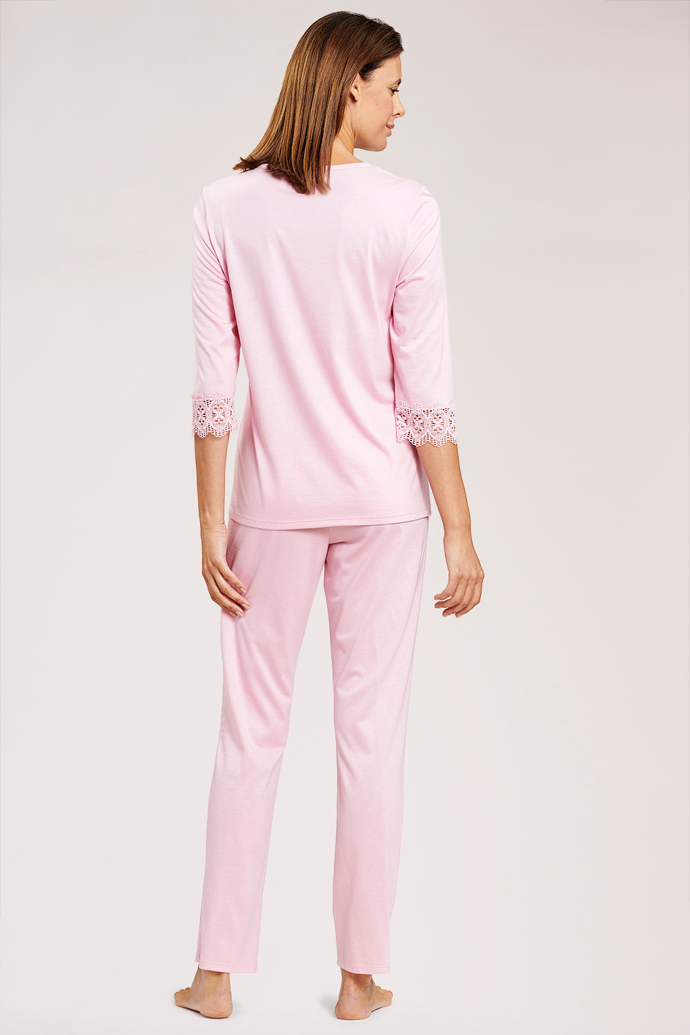 Rückansicht von Rösch Pyjama 3/4-Arm